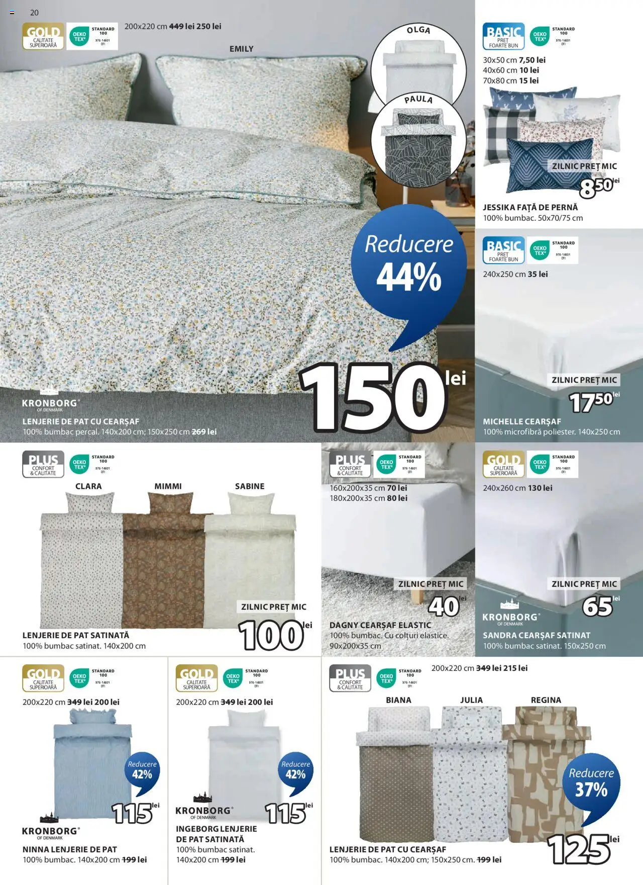 Catalog JYSK 6 - 14 Mai 2025 | Pagina 20 | Produse: Pat, Lenjerie de pat, Pernă, Față de pernă