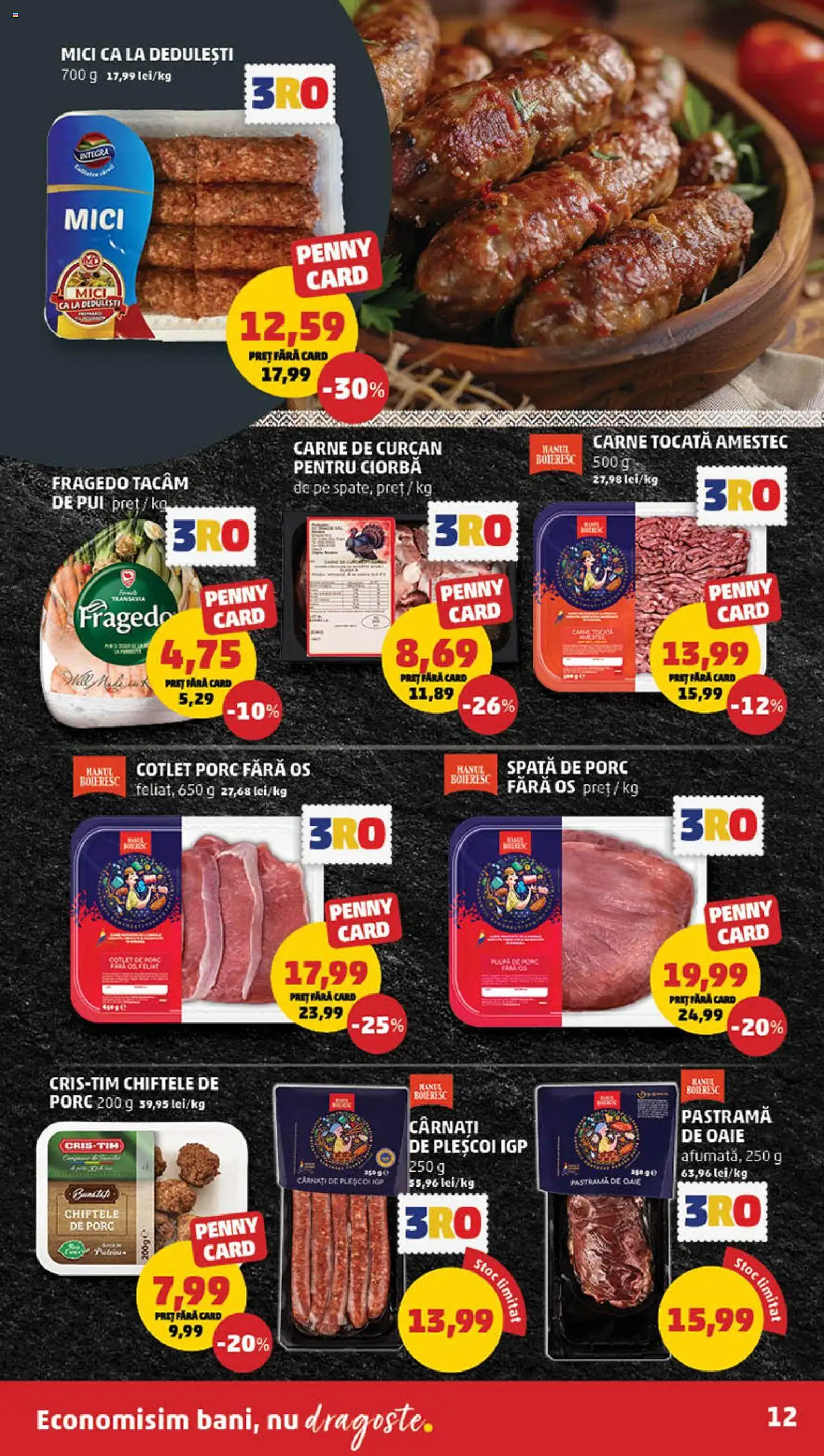 Catalog PENNY Market 7 - 13 Mai 2025 | Pagina 12 | Produse: Pară, Mici, Chiftele, Cârnați