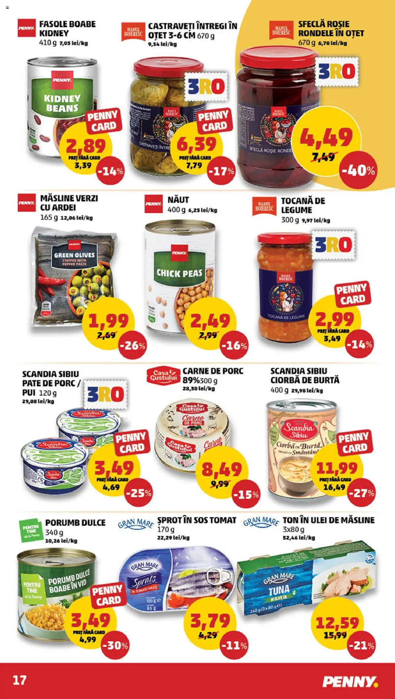 Catalog PENNY Market 7 - 13 Mai 2025 | Pagina 17 | Produse: Măsline, Ulei, Carne De Porc, Porumb