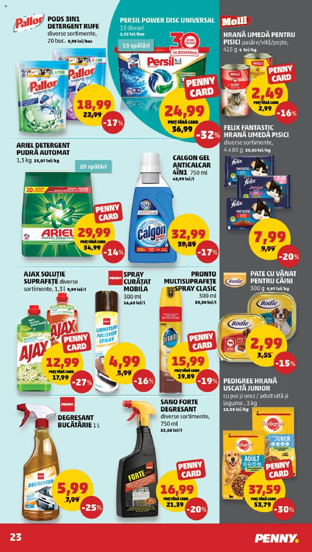 Catalog PENNY Market 7 - 13 Mai 2025 | Pagina 23 | Produse: Pomelo, Disc, Hacıyatmaz Kedi Oyuncağı, Pate