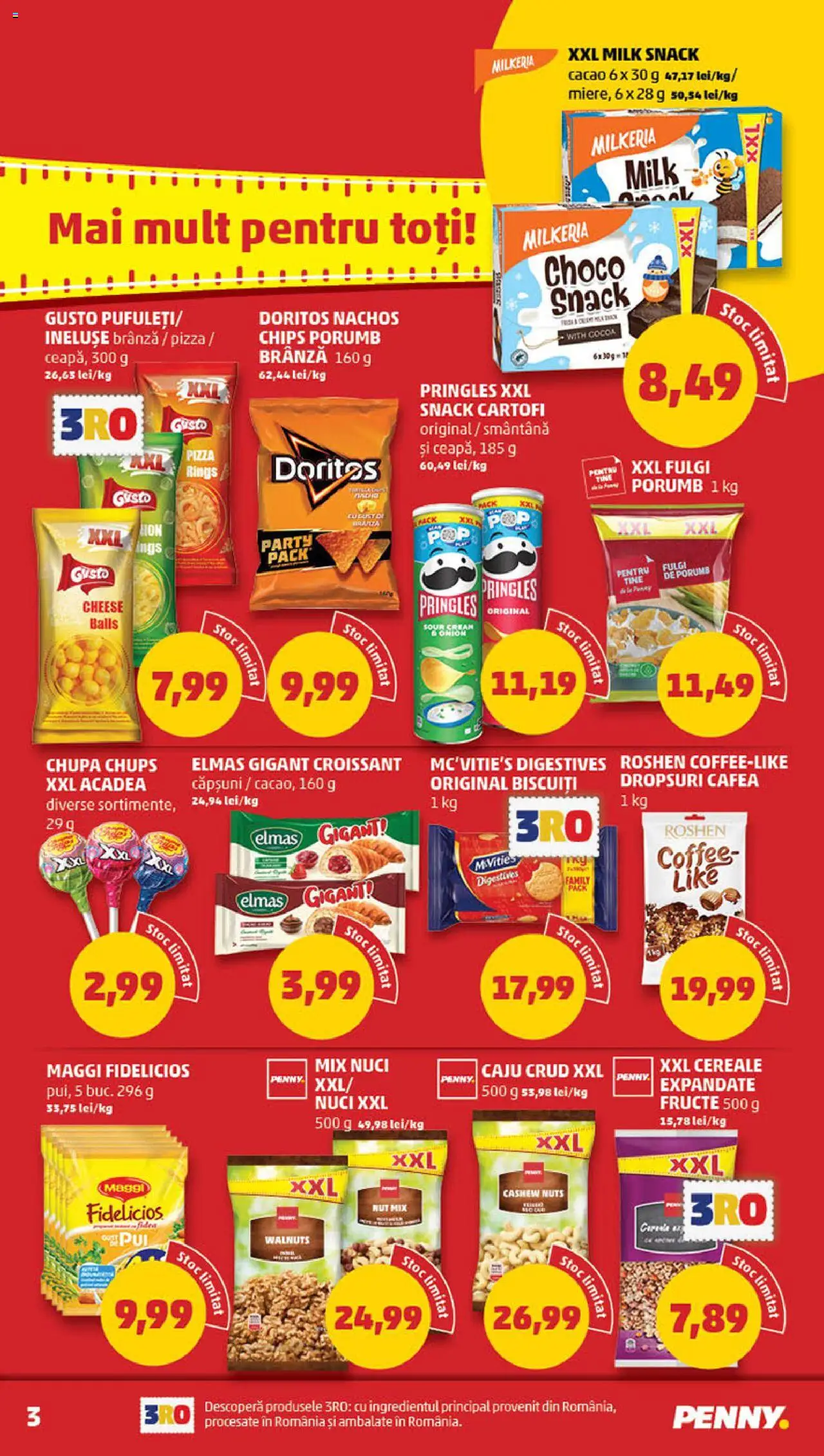 Catalog PENNY Market 7 - 13 Mai 2025 | Pagina 3 | Produse: Pizza, Nuci, Biscuiți, Porumb
