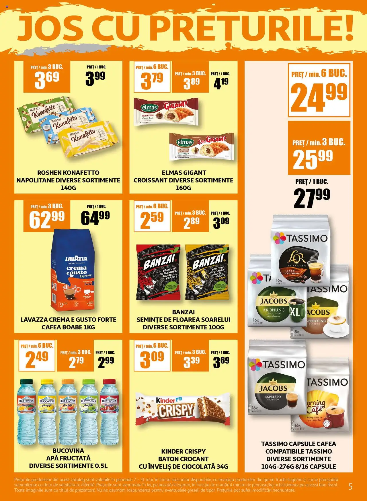 Catalog Auchan 7 - 31 Mai 2025 | Pagina 5 | Produse: Köpek çiti, Cafea, Apă, Bant