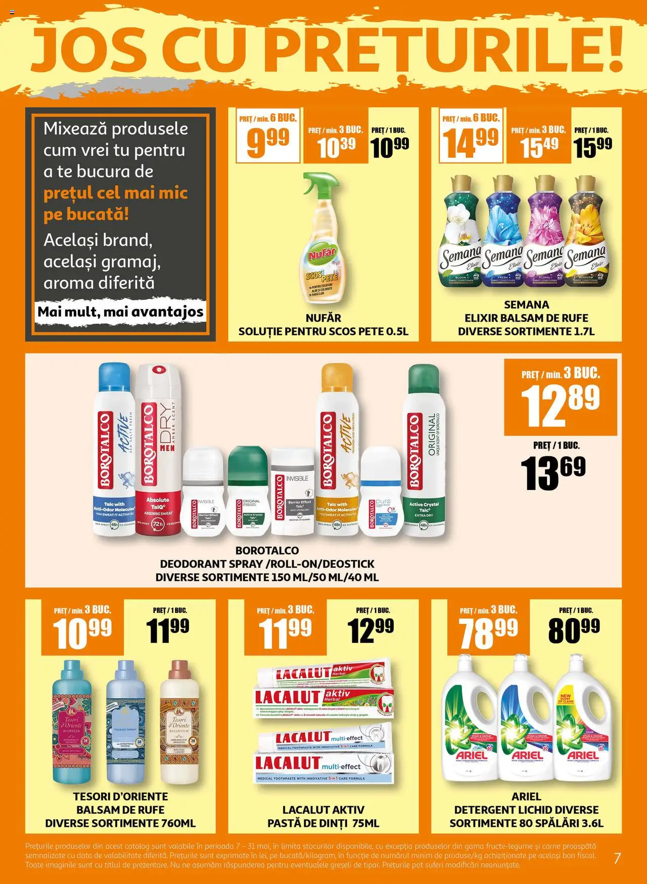 Catalog Auchan 7 - 31 Mai 2025 | Pagina 7 | Produse: Elixir, Deodorant, Pastă de dinți, Balsam de rufe