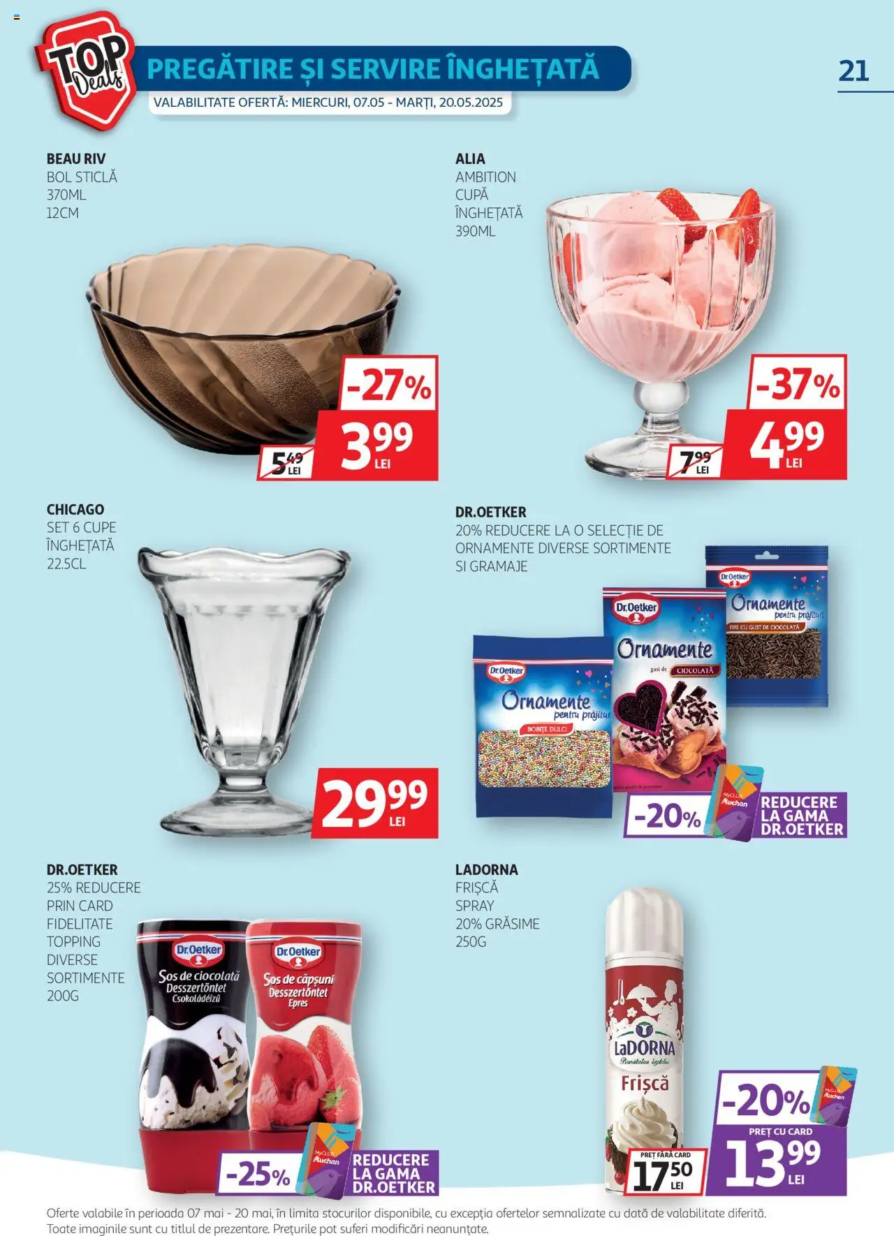 Catalog Auchan 7 - 20 Mai 2025 | Pagina 21 | Produse: Bol, Ciocolată, Frișcă, Căpșuni