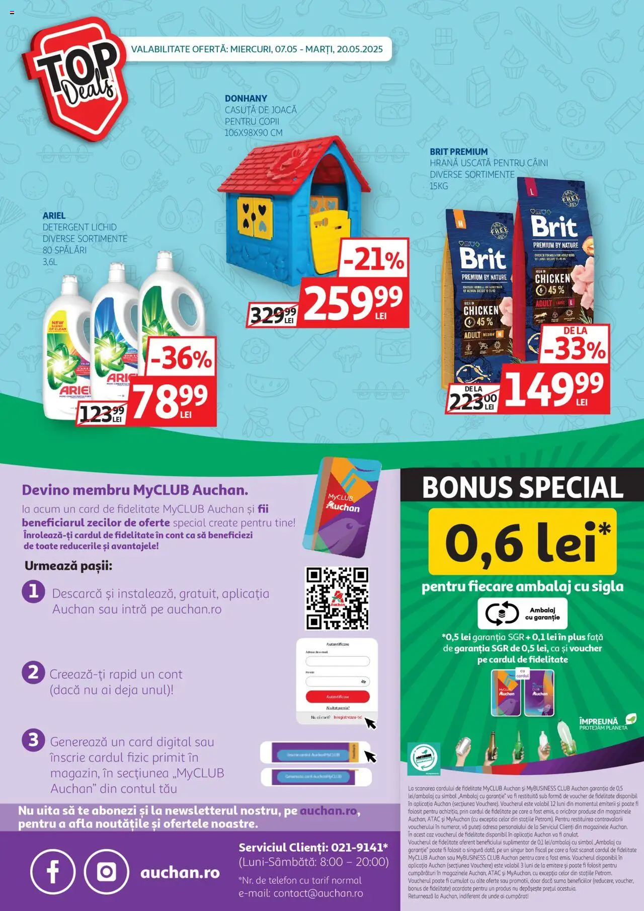 Catalog Auchan 7 - 20 Mai 2025 | Pagina 22 | Produse: Telefon, Pomelo, Detergent