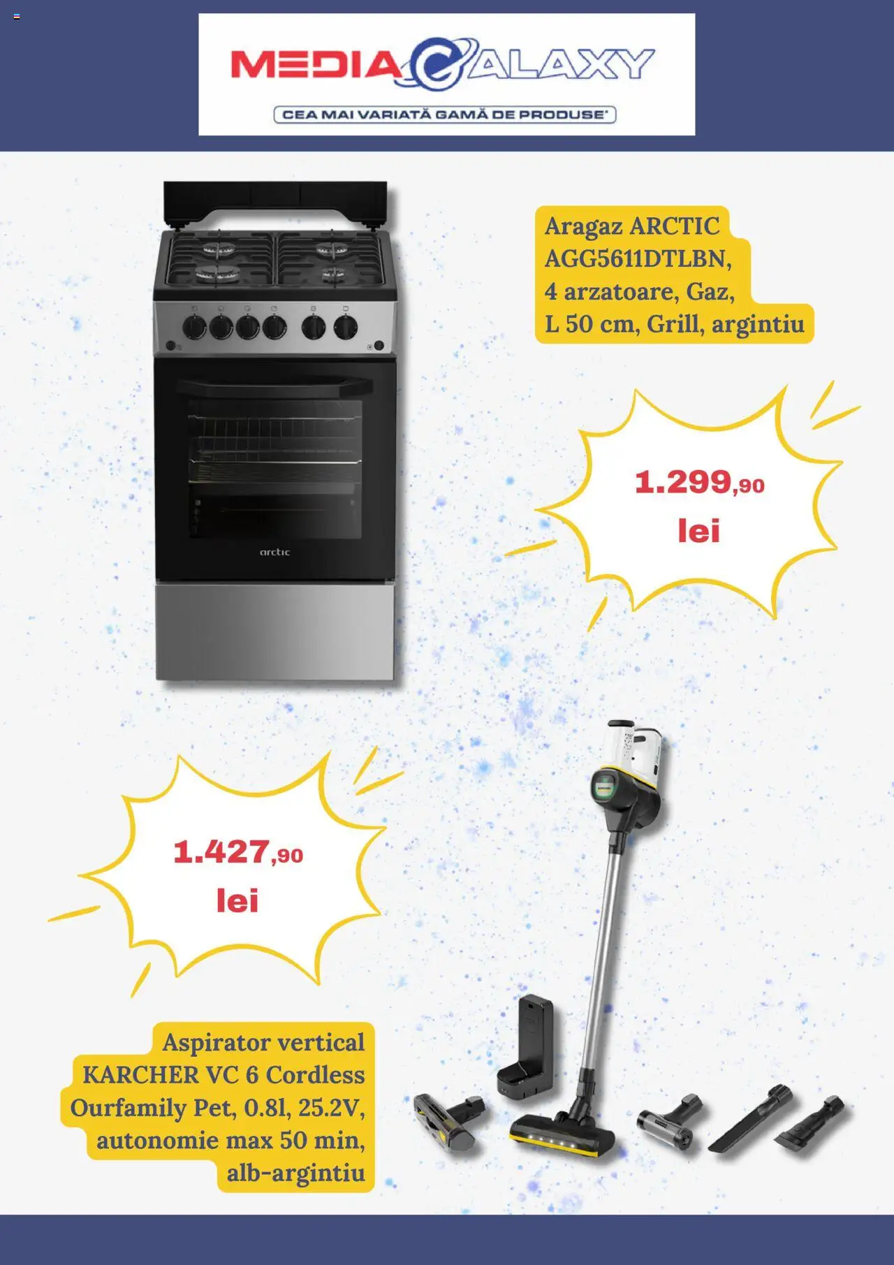 Catalog Media Galaxy 8 - 14 Mai 2025 | Pagina 6 | Produse: Aragaz, Aspirator
