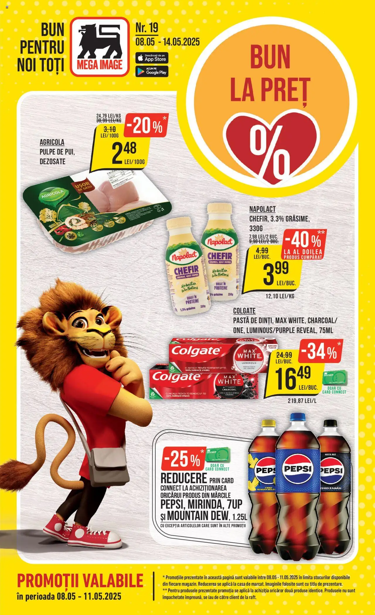 Catalog Mega Image 8 - 14 Mai 2025 | Pagina 1 | Produse: Masaüstü kılıfı, Zahăr