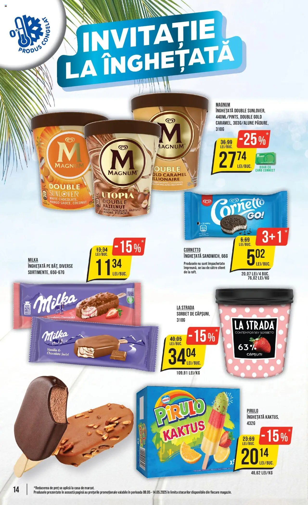 Catalog Mega Image 8 - 14 Mai 2025 | Pagina 14 | Produse: Căpșuni, Înghețată, Mango