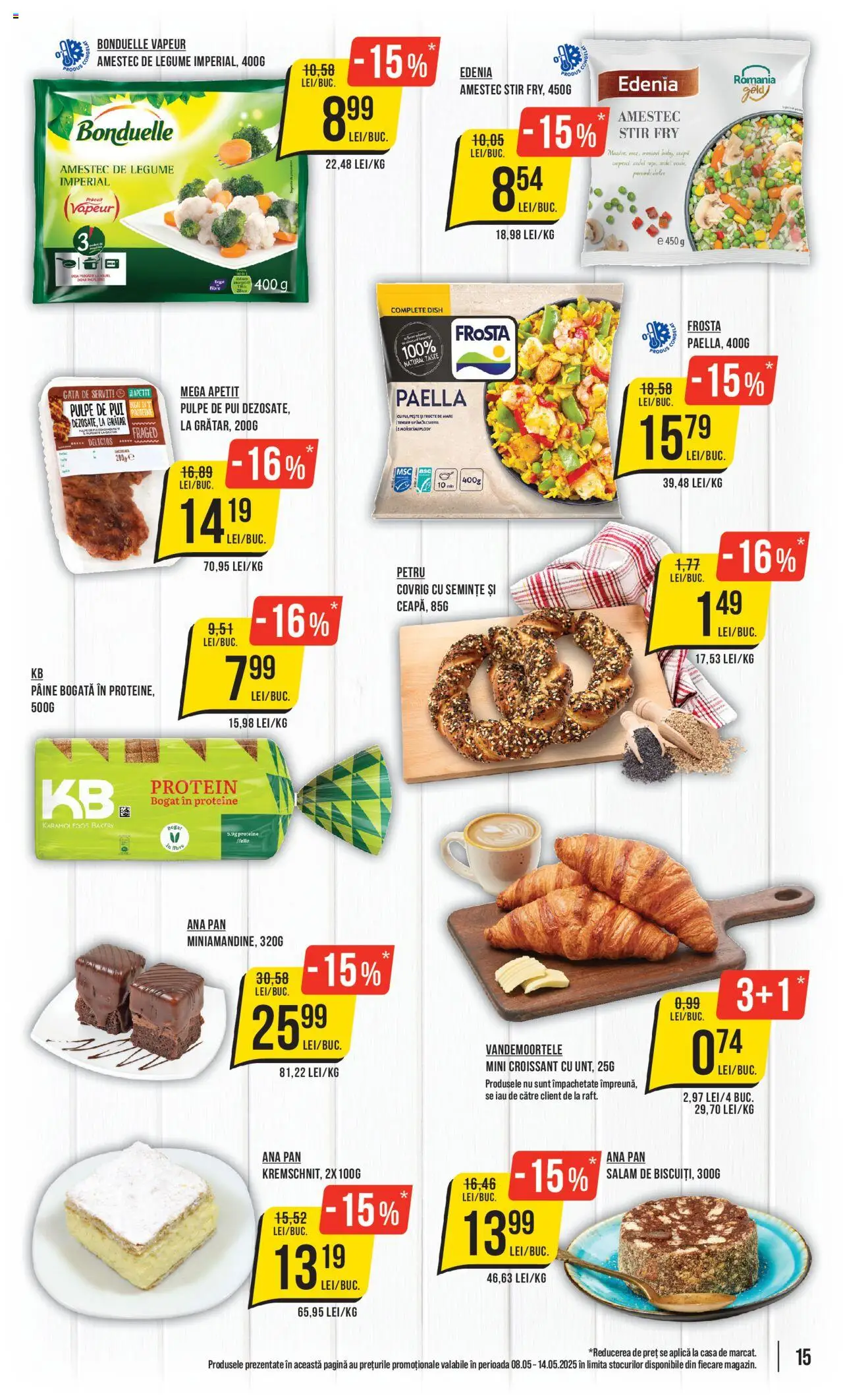Catalog Mega Image 8 - 14 Mai 2025 | Pagina 15 | Produse: Hacıyatmaz Kedi Oyuncağı, Ardei, Pește, Porumb