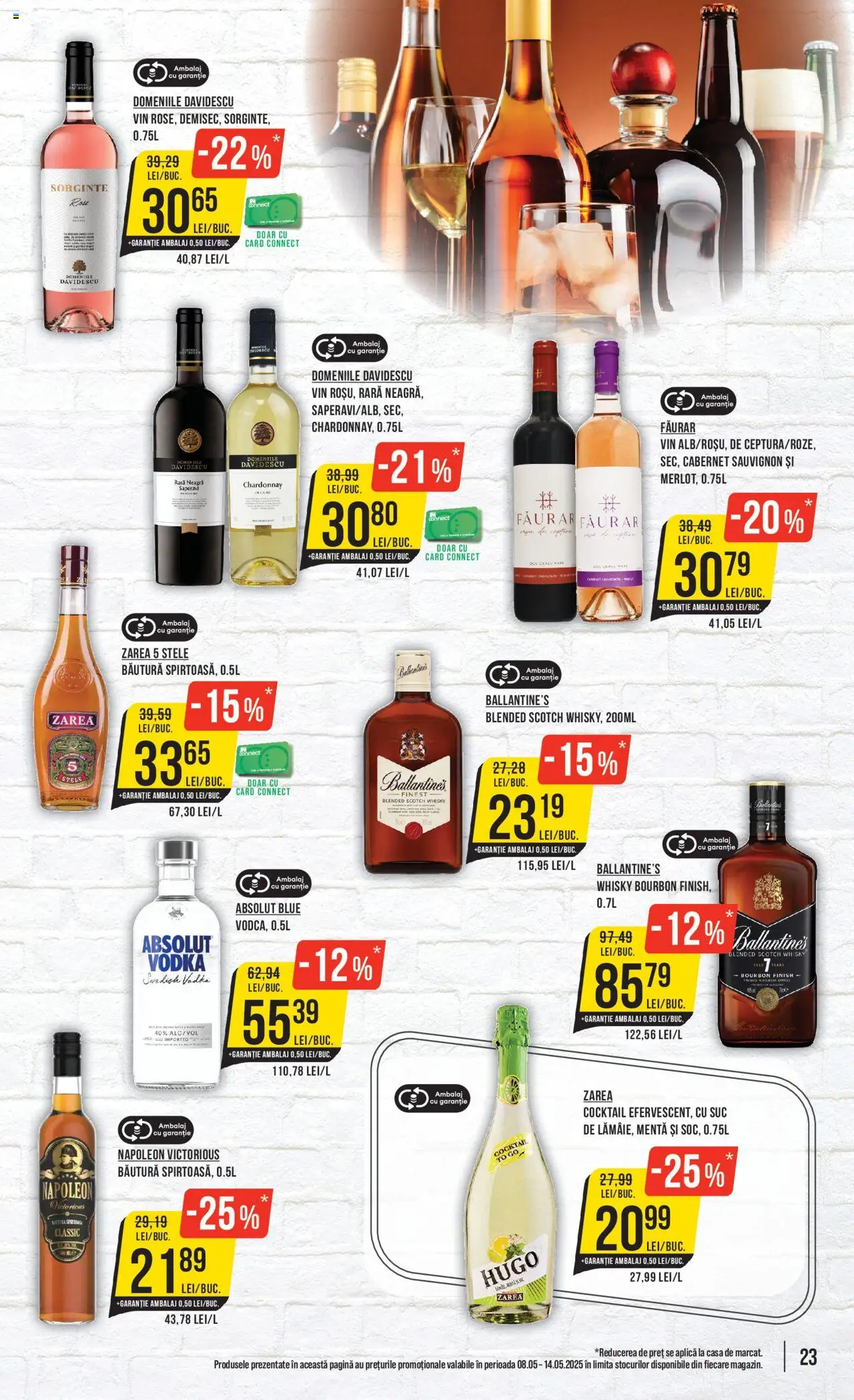 Catalog Mega Image 8 - 14 Mai 2025 | Pagina 23 | Produse: Suc, Vin, Cocktail, Bourbon
