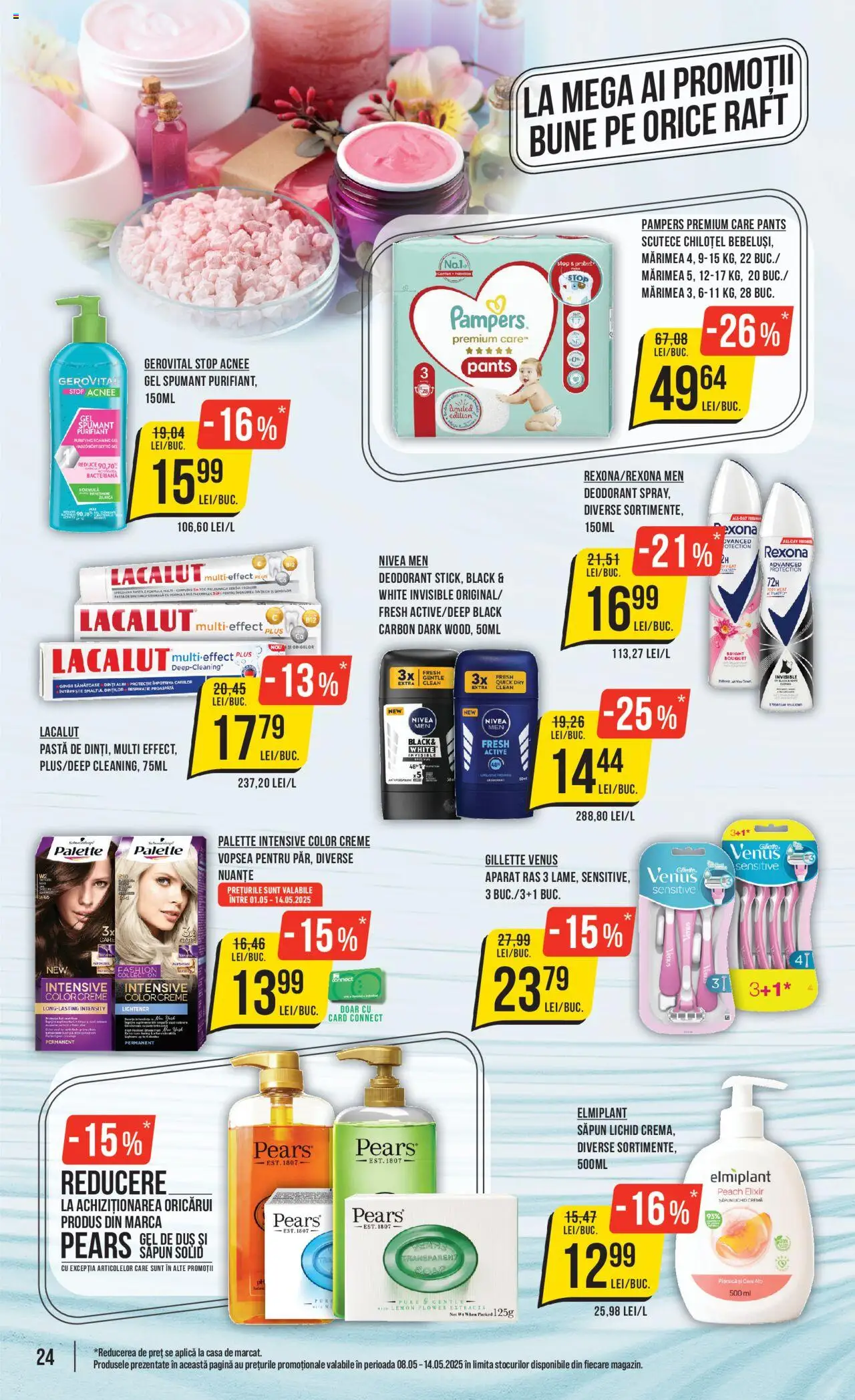 Catalog Mega Image 8 - 14 Mai 2025 | Pagina 24 | Produse: Elixir, Vopsea, Raft, Ceai