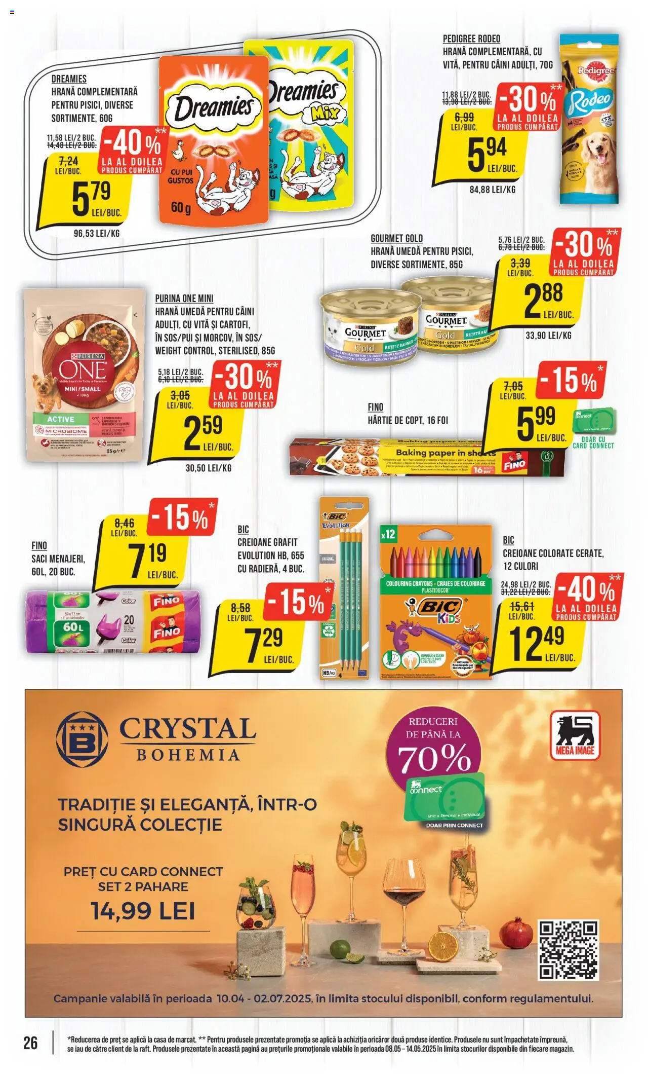 Catalog Mega Image 8 - 14 Mai 2025 | Pagina 26 | Produse: Pahare, Hacıyatmaz Kedi Oyuncağı, Sos