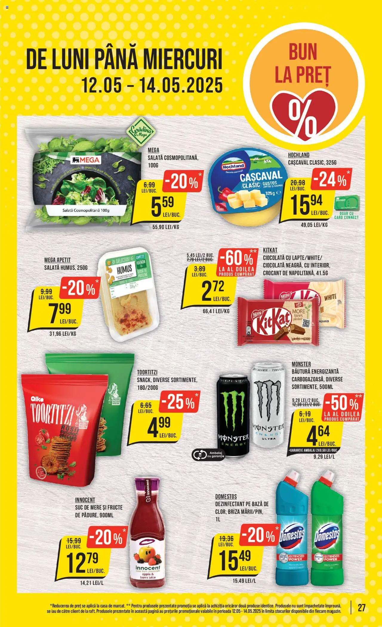 Catalog Mega Image 8 - 14 Mai 2025 | Pagina 27 | Produse: Masaüstü kılıfı, Apple, Mere, Humus
