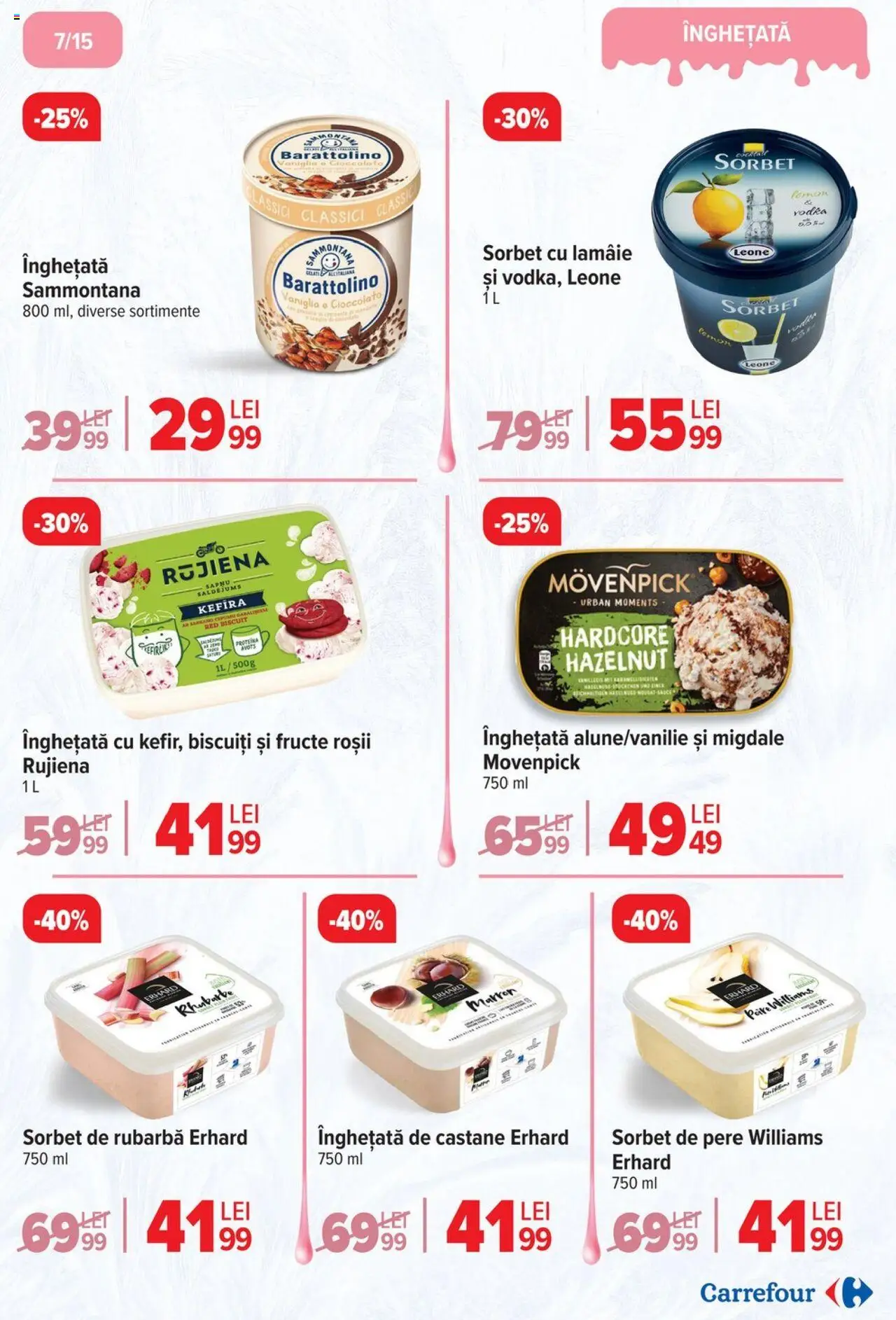 Catalog Carrefour 7 - 20 Mai 2025 | Pagina 7 | Produse: Migdale, Biscuiți, Vodka, Înghețată