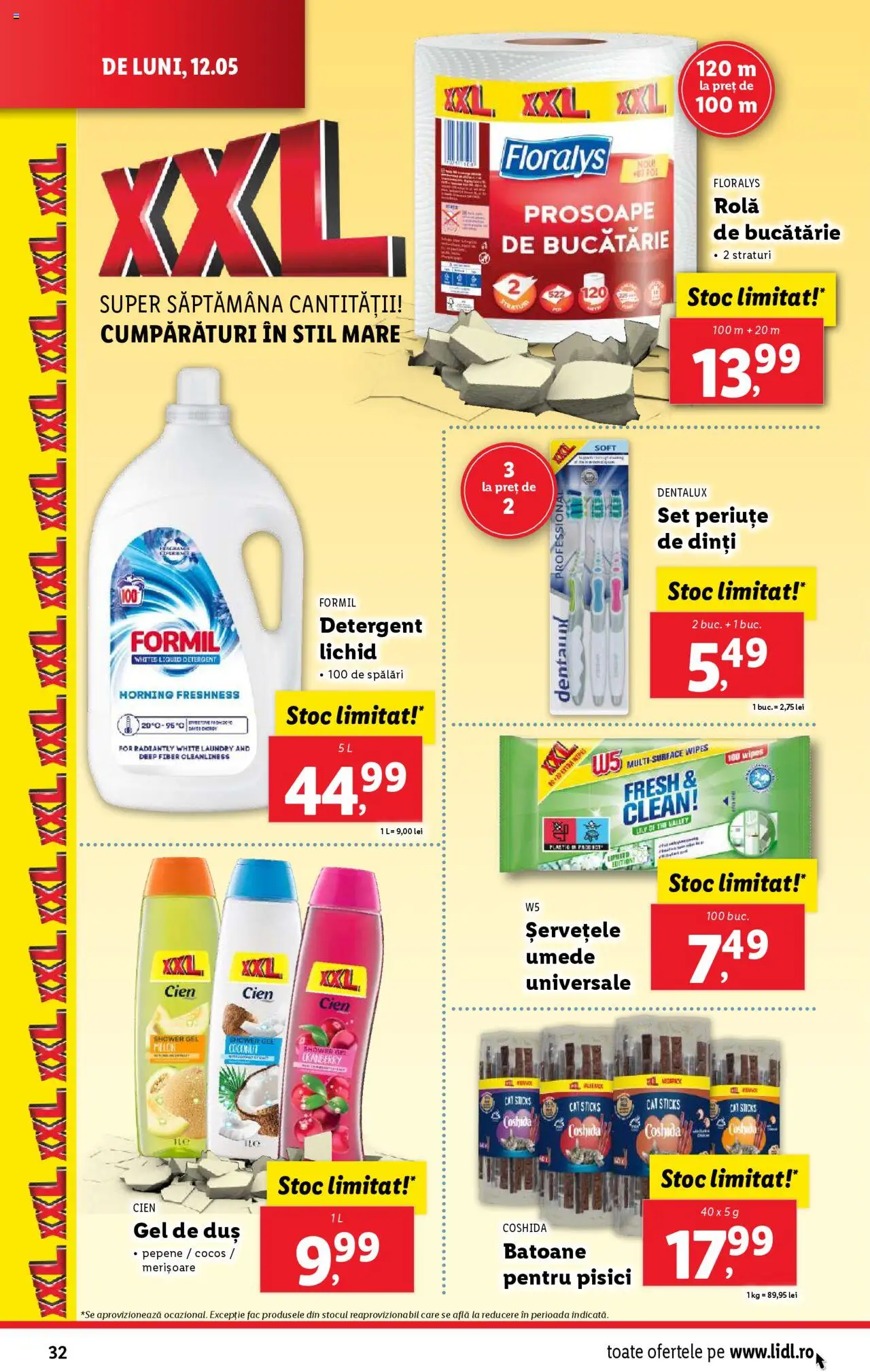 Catalog LIDL 12 - 18 Mai 2025 | Pagina 32 | Produse: Pomelo, Duș, Gel de duș, Çocuk sutyeni