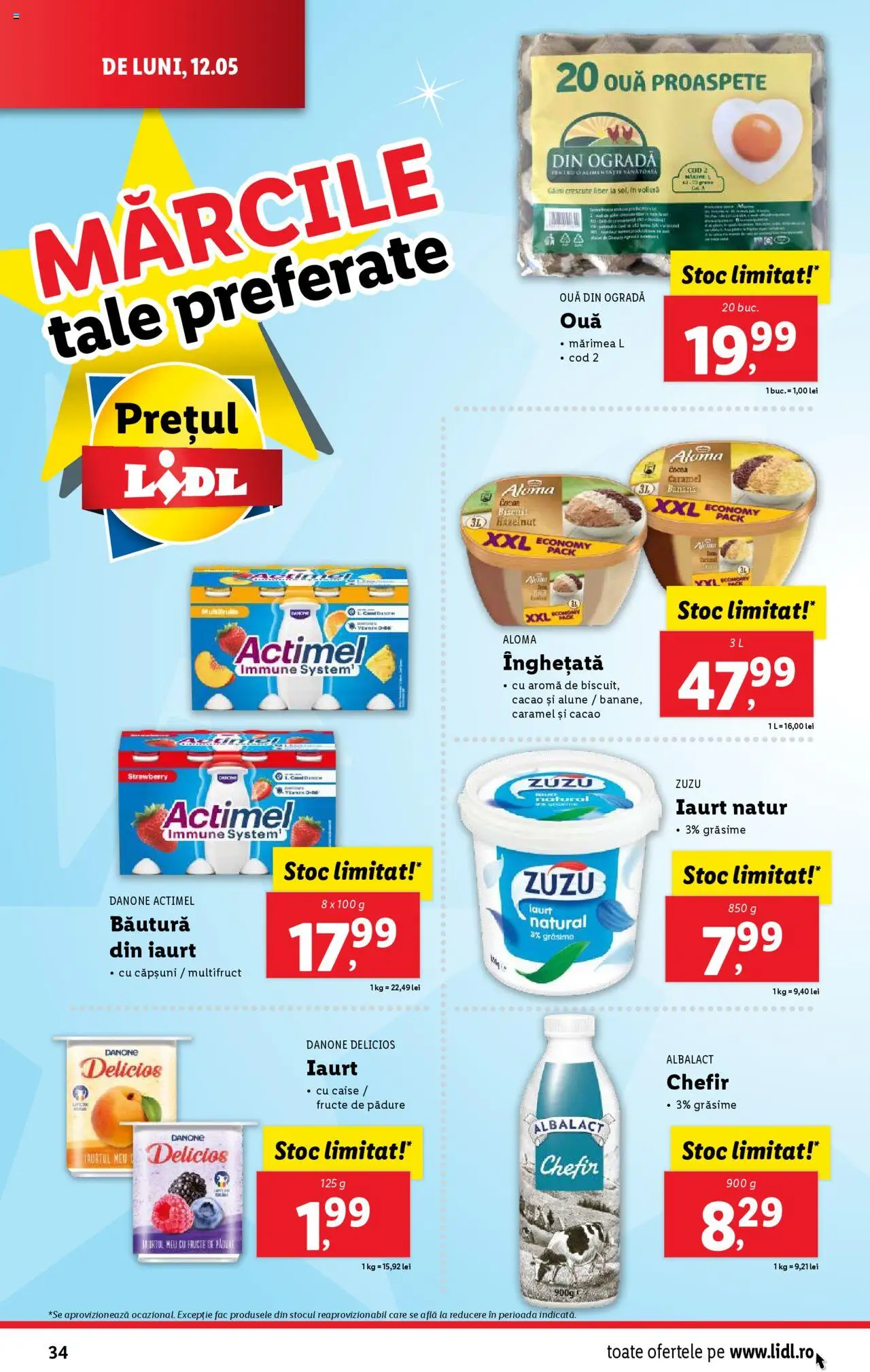 Catalog LIDL 12 - 18 Mai 2025 | Pagina 34 | Produse: Alune, Înghețată, Ahtapot, Fructe