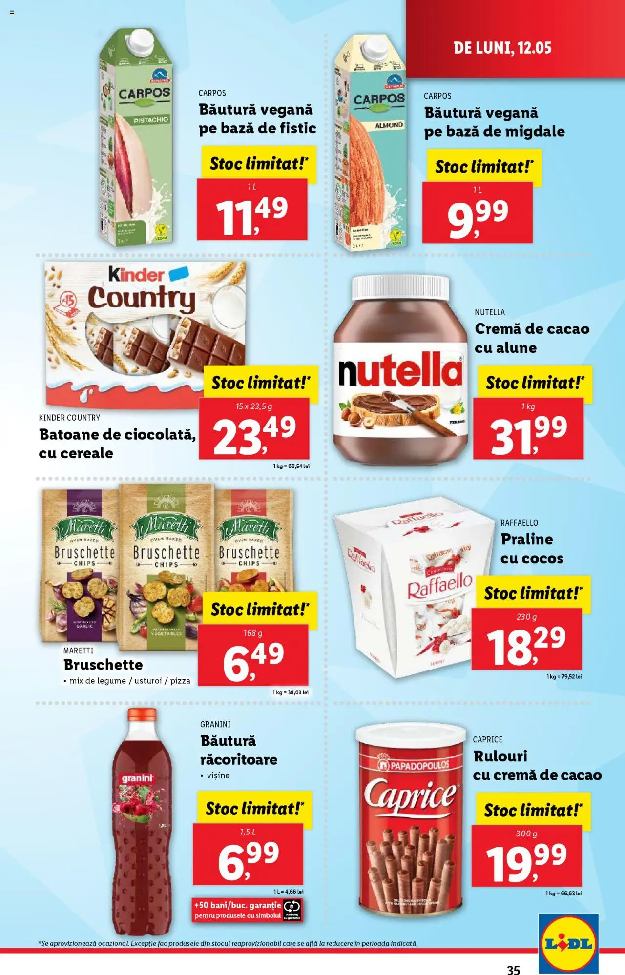 Catalog LIDL 12 - 18 Mai 2025 | Pagina 35 | Produse: Alune, Cremă, Cereale, Usturoi