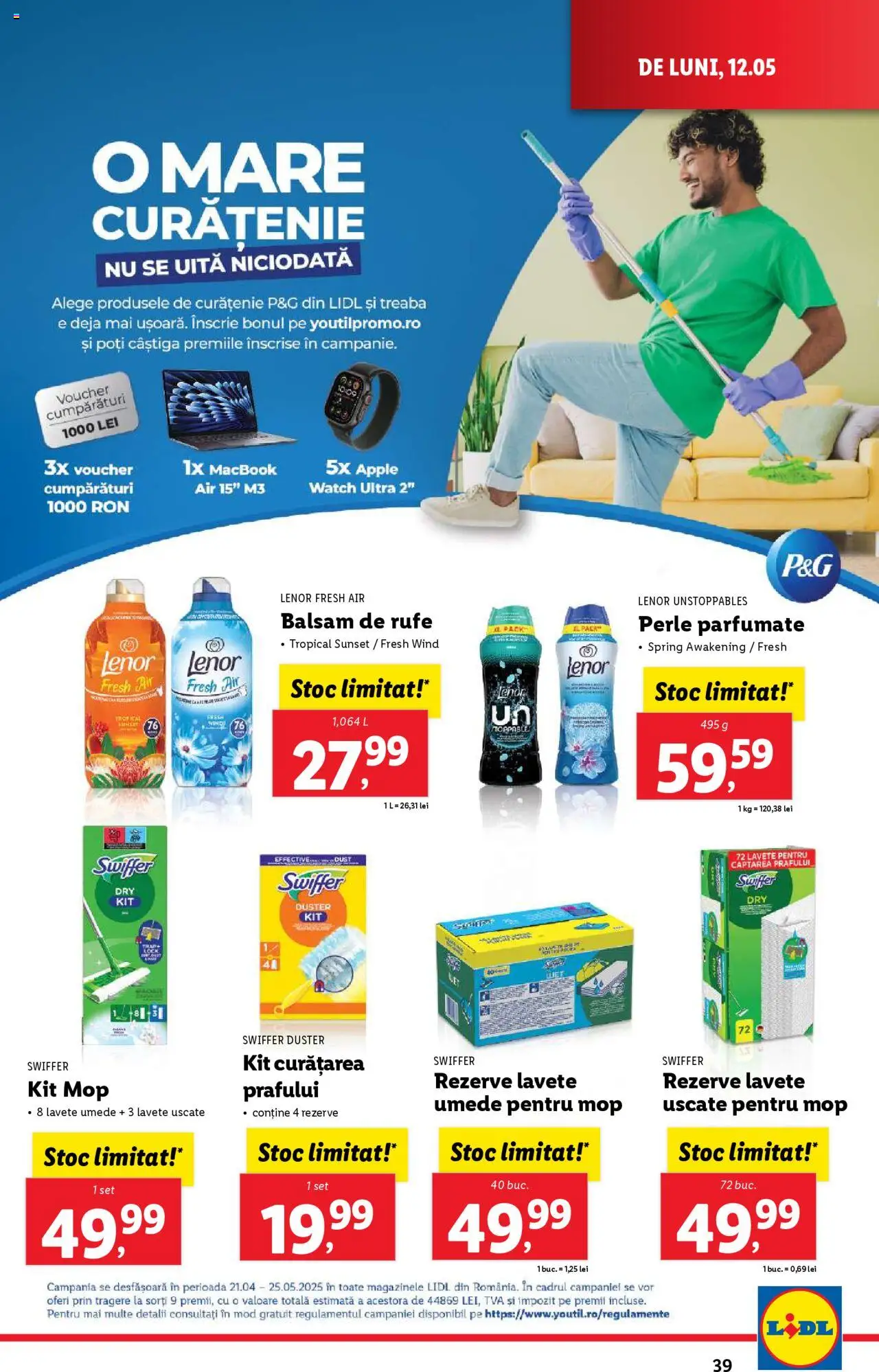 Catalog LIDL 12 - 18 Mai 2025 | Pagina 39 | Produse: Balsam, Apple, Balsam de rufe, Lavete