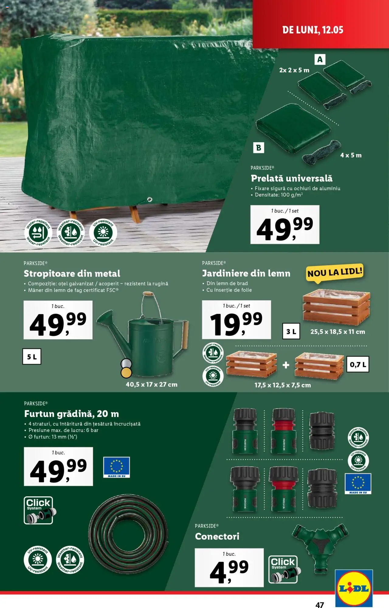 Catalog LIDL 12 - 18 Mai 2025 | Pagina 47 | Produse: Mâner