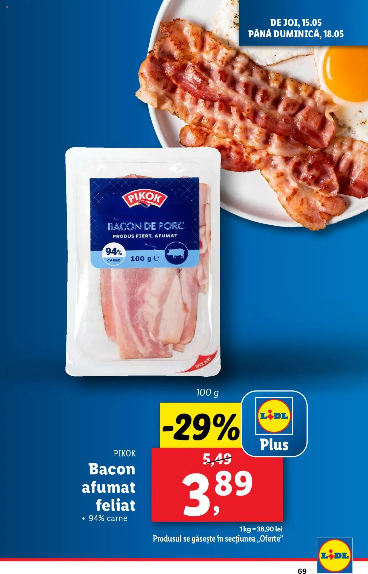 Catalog LIDL 12 - 18 Mai 2025 | Pagina 69 | Produse: Bacon