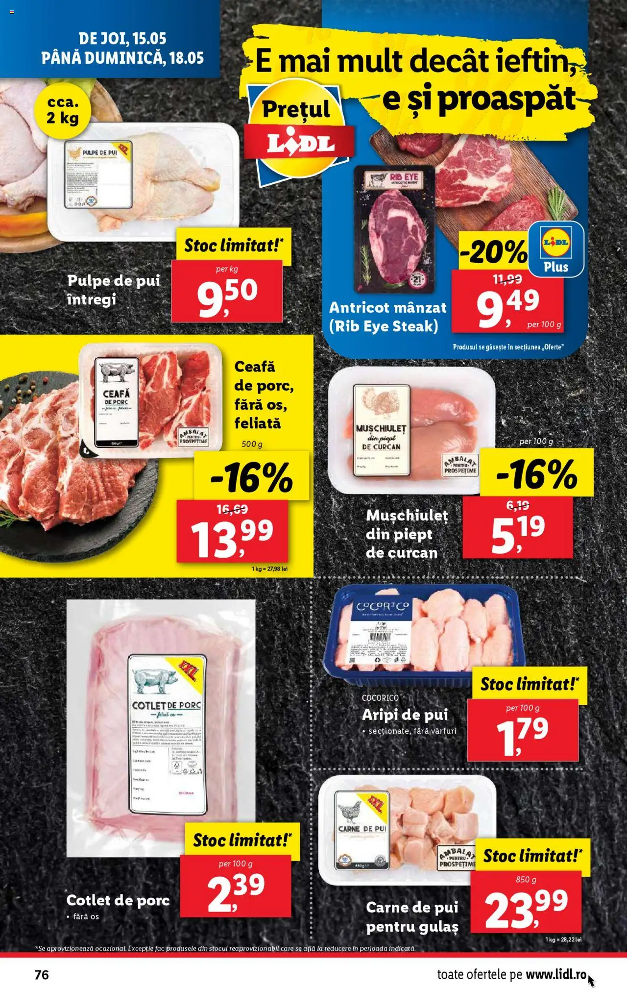 Catalog LIDL 12 - 18 Mai 2025 | Pagina 76 | Produse: Lait de coco, Hacıyatmaz Kedi Oyuncağı, Carne De Pui, Gulaș