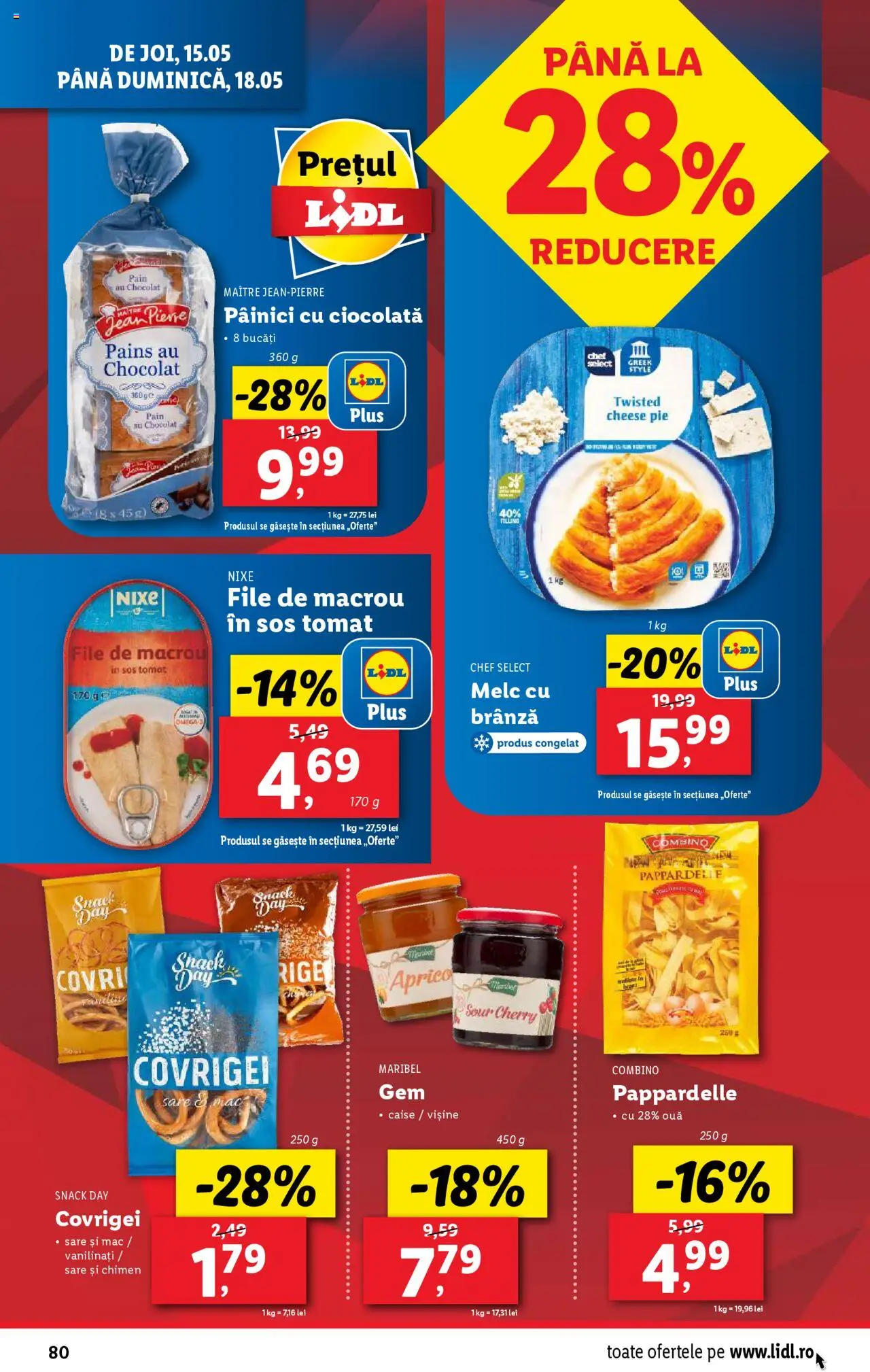 Catalog LIDL 12 - 18 Mai 2025 | Pagina 80 | Produse: Brânză, Ciocolată, Ahtapot, Sos