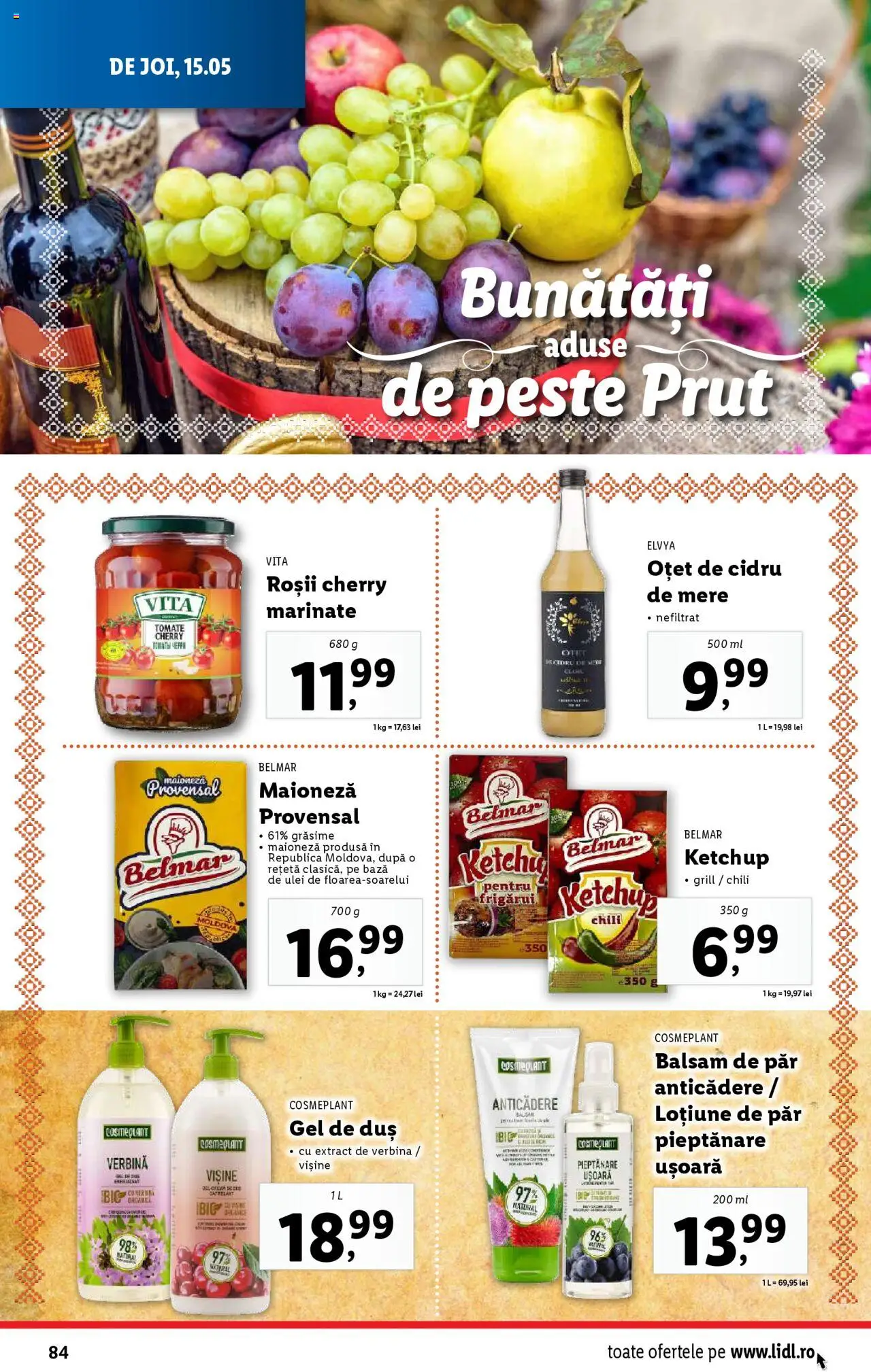 Catalog LIDL 12 - 18 Mai 2025 | Pagina 84 | Produse: Grill, Oțet, Mere, Roșii