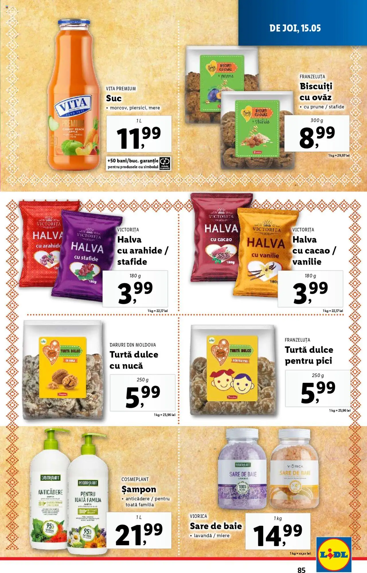 Catalog LIDL 12 - 18 Mai 2025 | Pagina 85 | Produse: Apple, Cacao, Biscuiți, Turtă dulce
