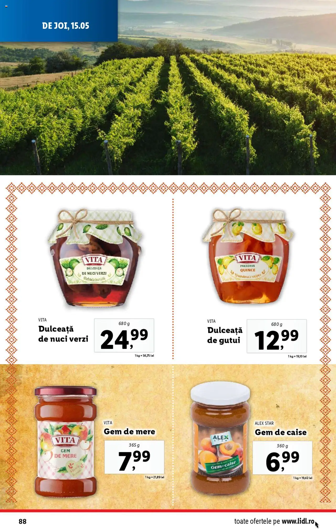Catalog LIDL 12 - 18 Mai 2025 | Pagina 88 | Produse: Gem, Mere, Nuci, Ahtapot