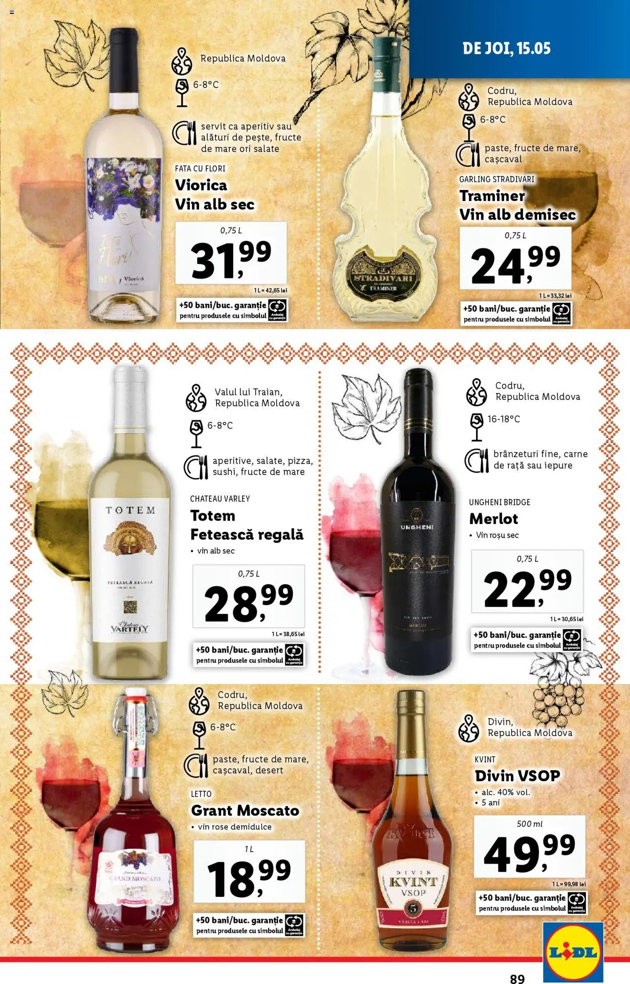 Catalog LIDL 12 - 18 Mai 2025 | Pagina 89 | Produse: Cașcaval, Rață, Fructe, Fructe De Mare