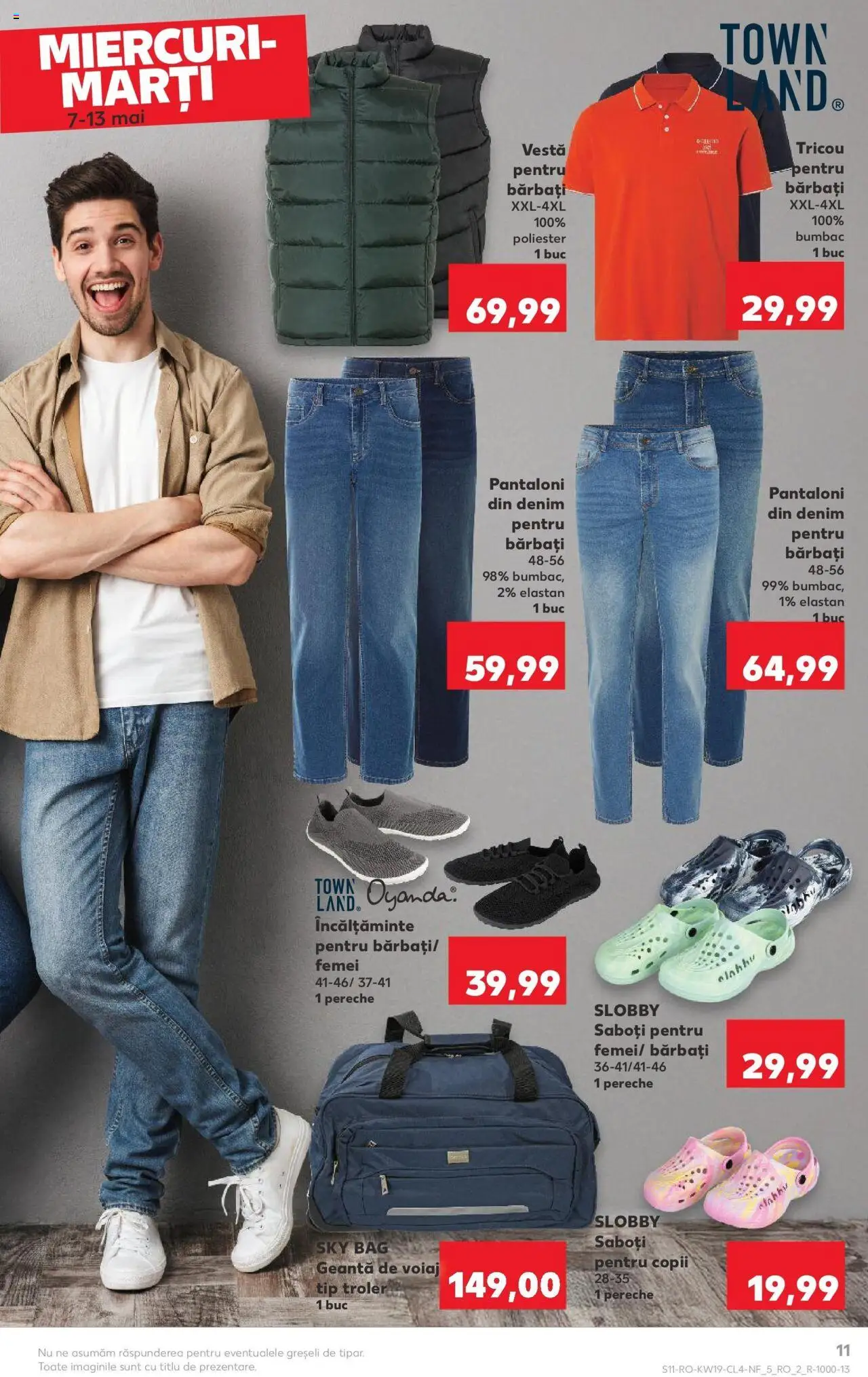 Catalog Kaufland 7 - 13 Mai 2025 | Pagina 11 | Produse: Geantă, Bornoz takımı, Tricou, Pantaloni