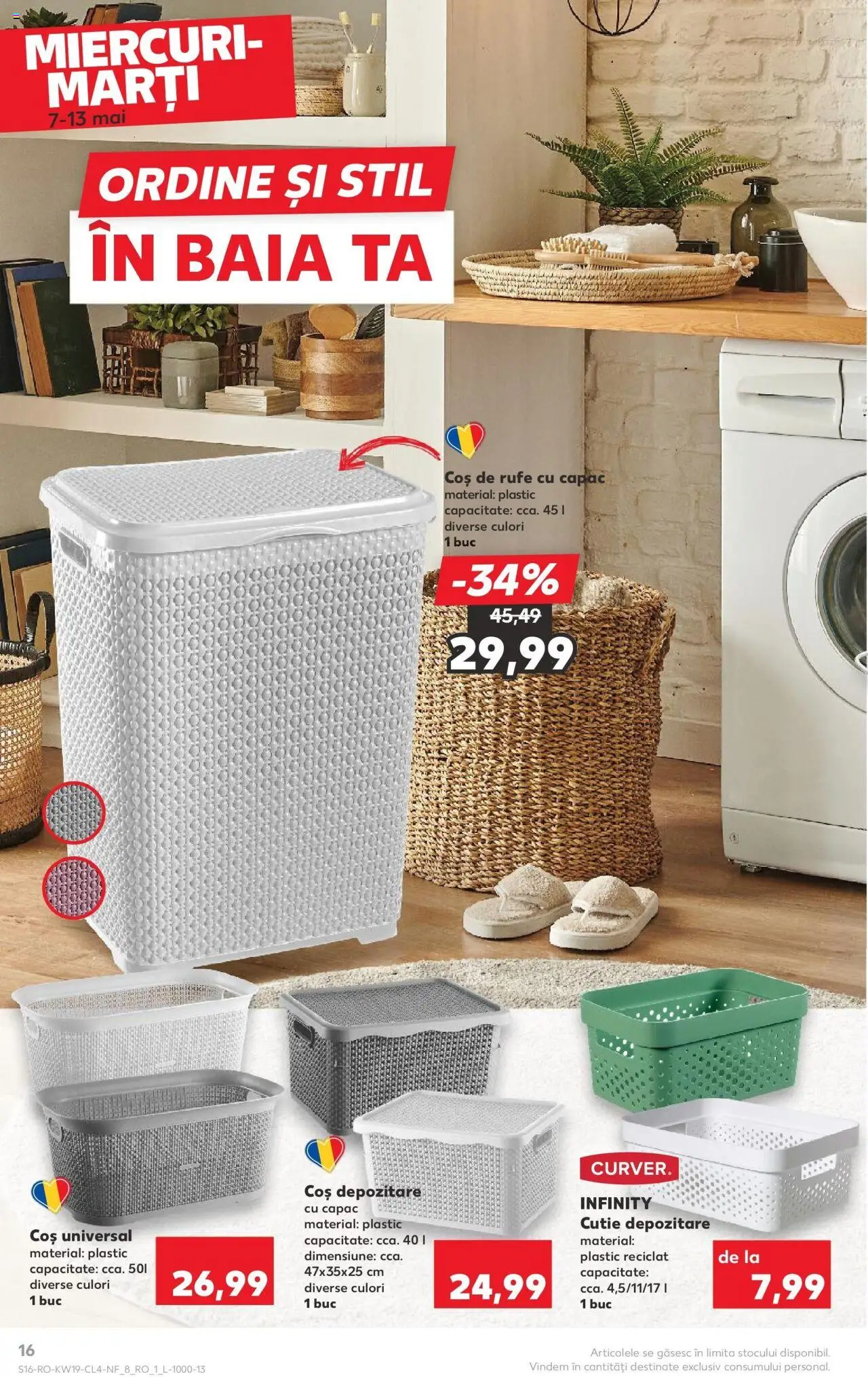 Catalog Kaufland 7 - 13 Mai 2025 | Pagina 16 | Produse: Coș, Cutie, Coș De Rufe
