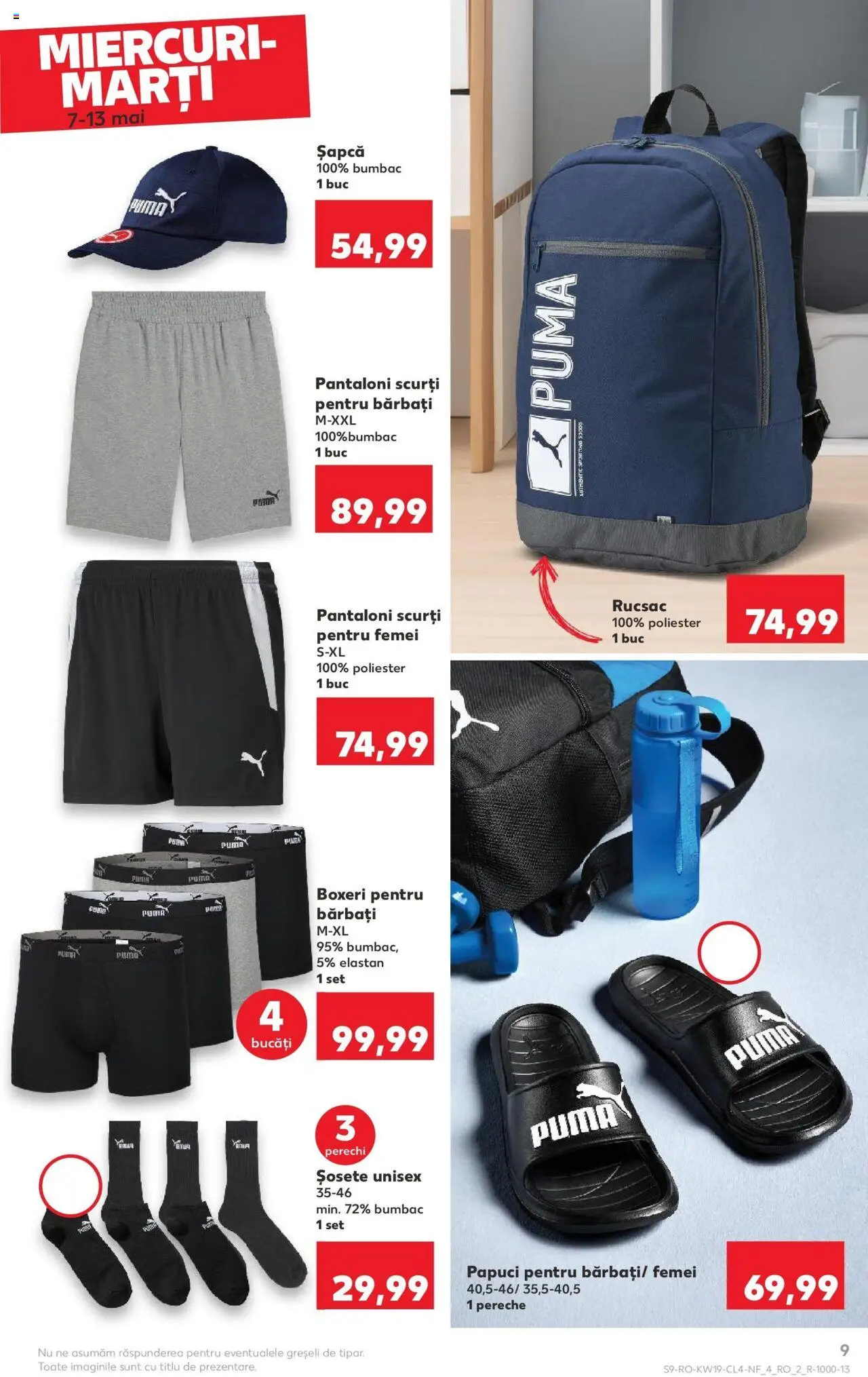 Catalog Kaufland 7 - 13 Mai 2025 | Pagina 9 | Produse: Pantaloni, Șosete, Boxeri, Rucsac