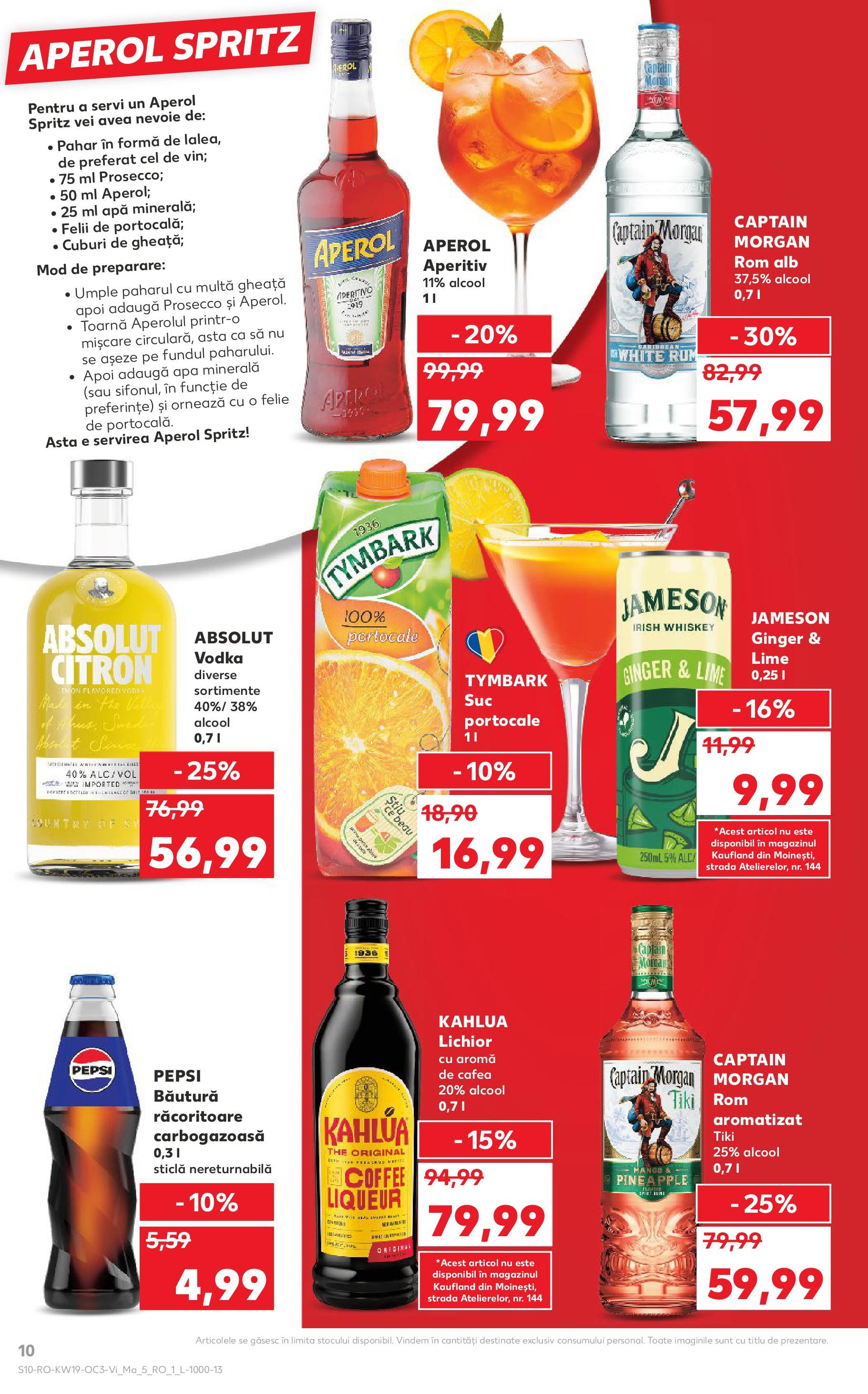 Catalog Kaufland 9 - 13 Mai 2025 | Pagina 10 | Produse: Prosecco, Aperol, Apă, Mango