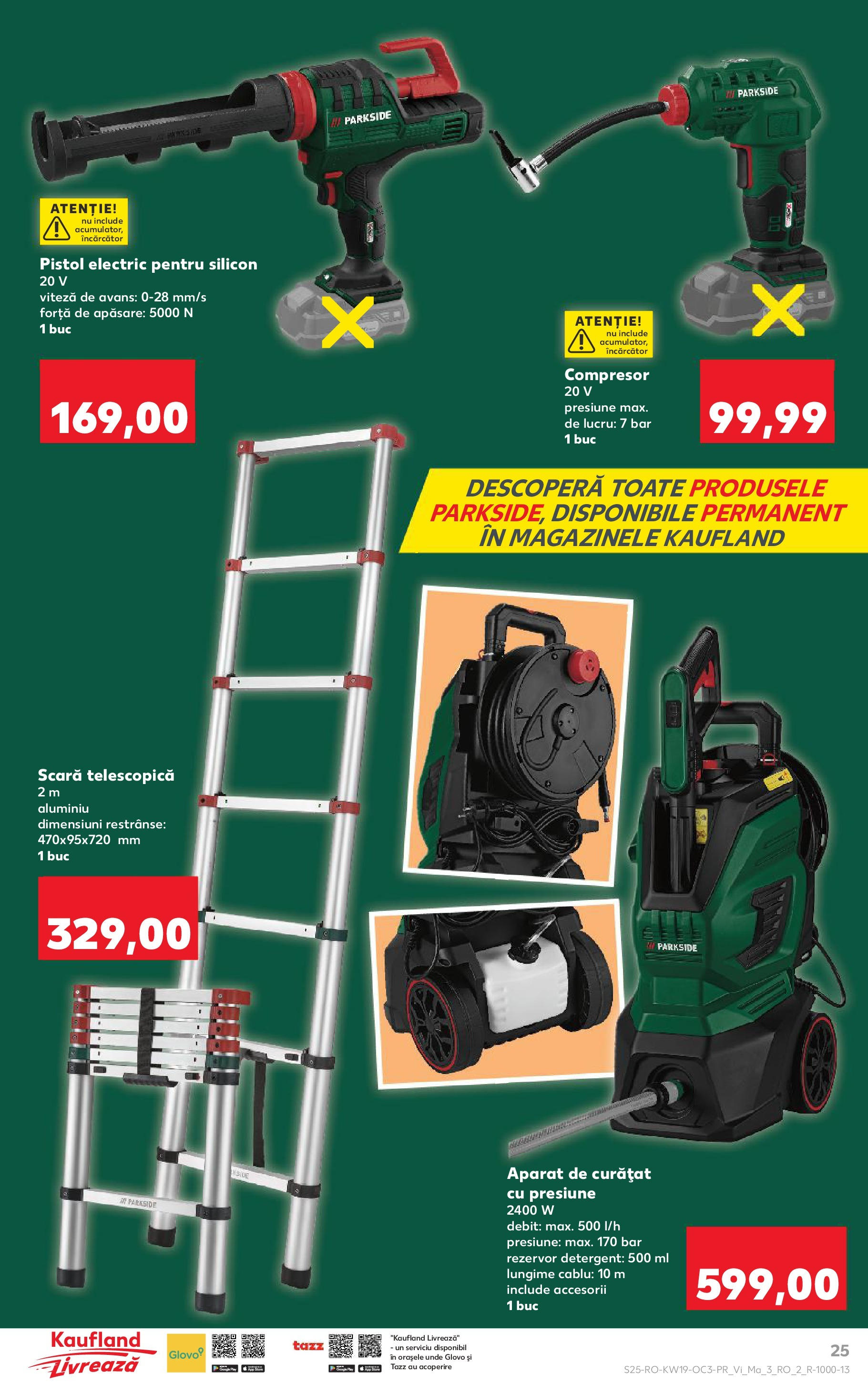 Catalog Kaufland 9 - 13 Mai 2025 | Pagina 25 | Produse: Încărcător, Cablu, Scară, Detergent