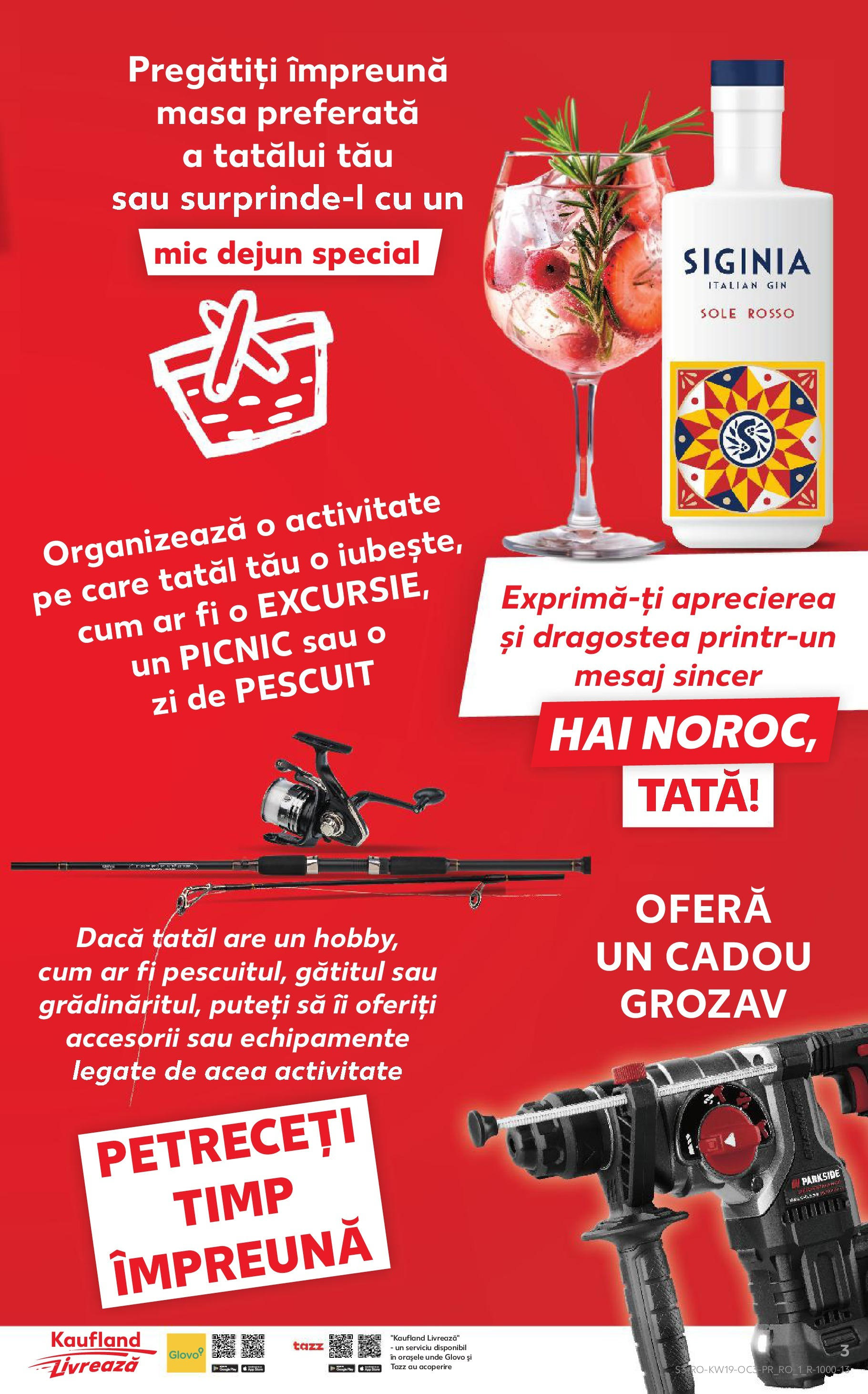 Catalog Kaufland 9 - 13 Mai 2025 | Pagina 3 | Produse: Masă, Gin