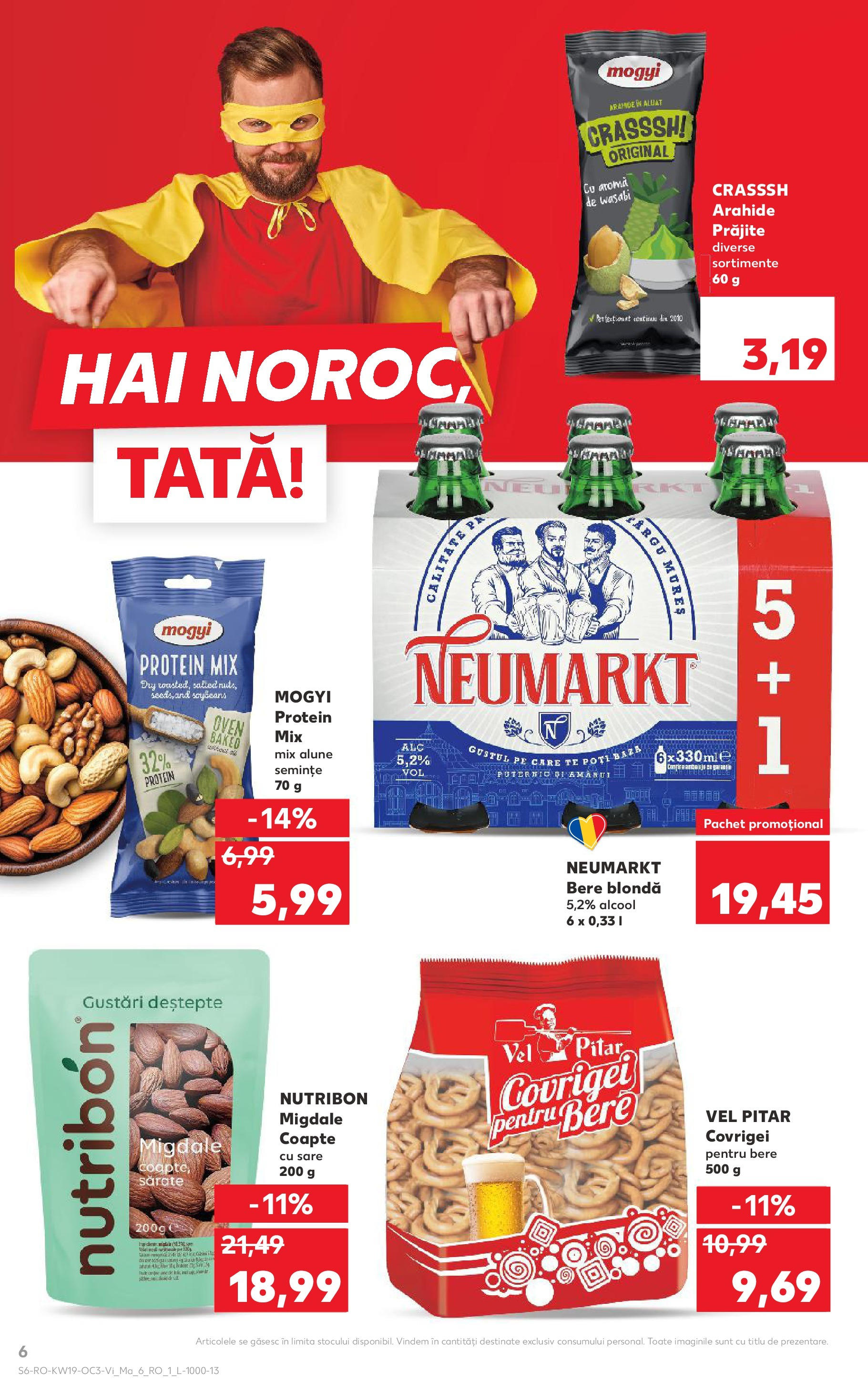 Catalog Kaufland 9 - 13 Mai 2025 | Pagina 6 | Produse: Arahide, Alune, Bere, Sare