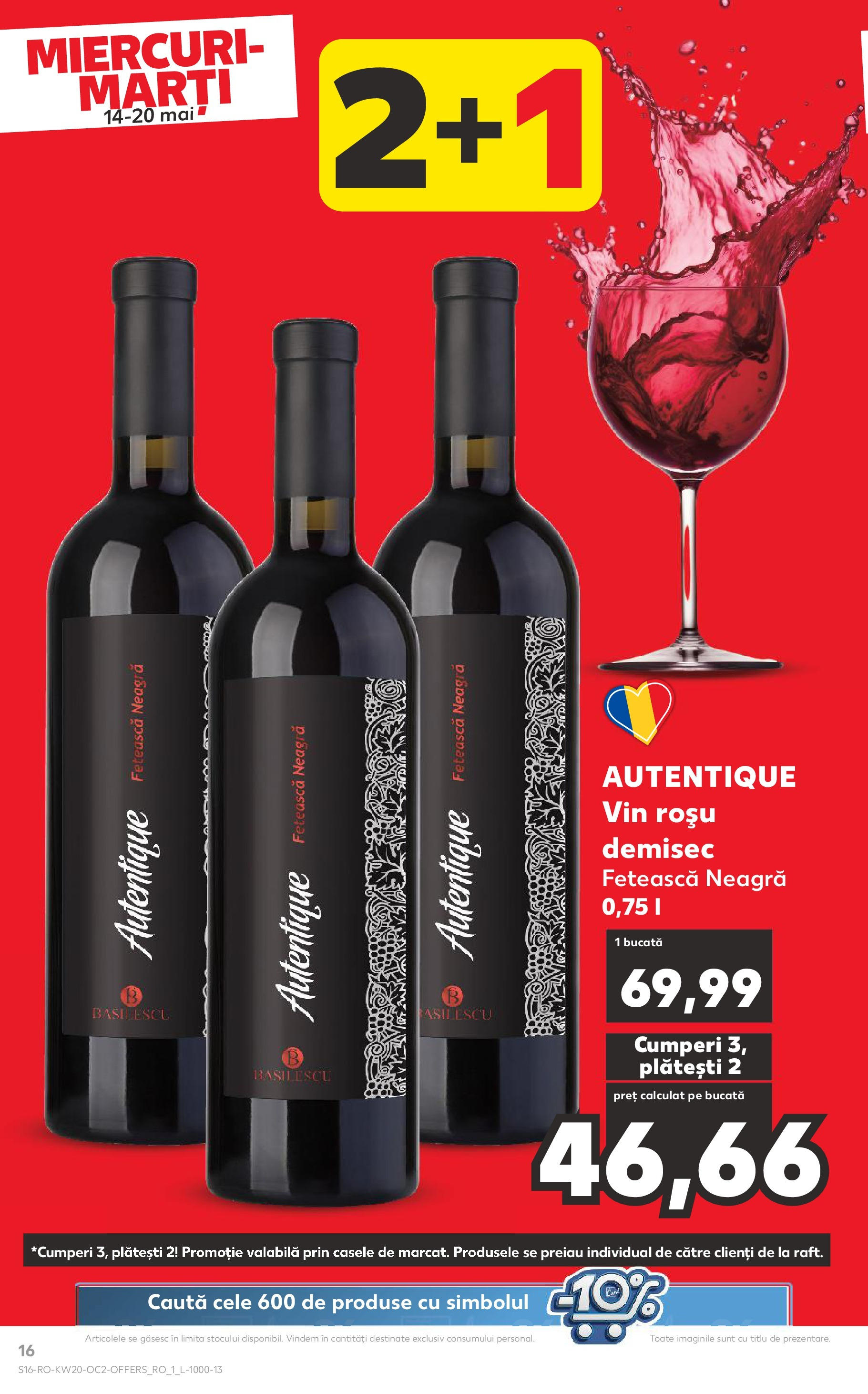 Catalog Kaufland 14 - 20 Mai 2025 | Pagina 16 | Produse: Vin