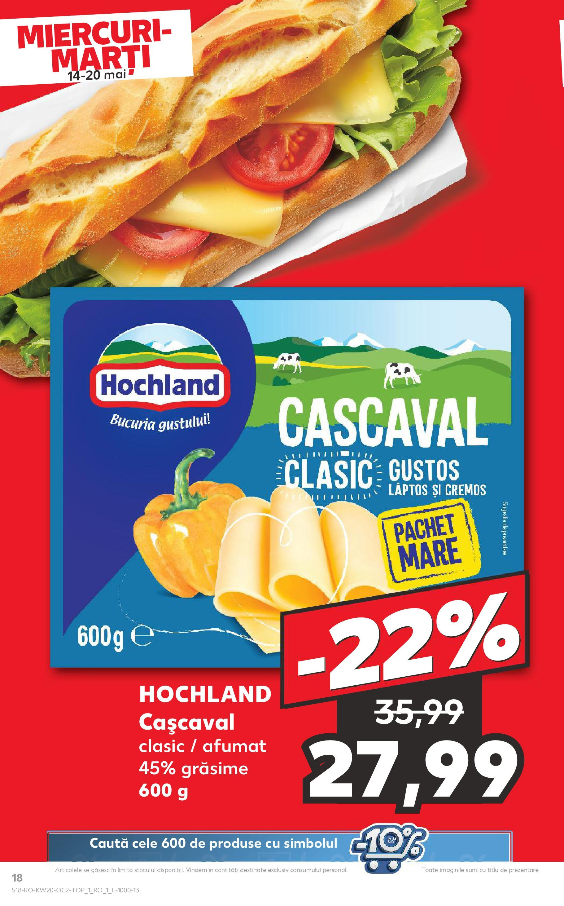 Catalog Kaufland 14 - 20 Mai 2025 | Pagina 18 | Produse: Cașcaval