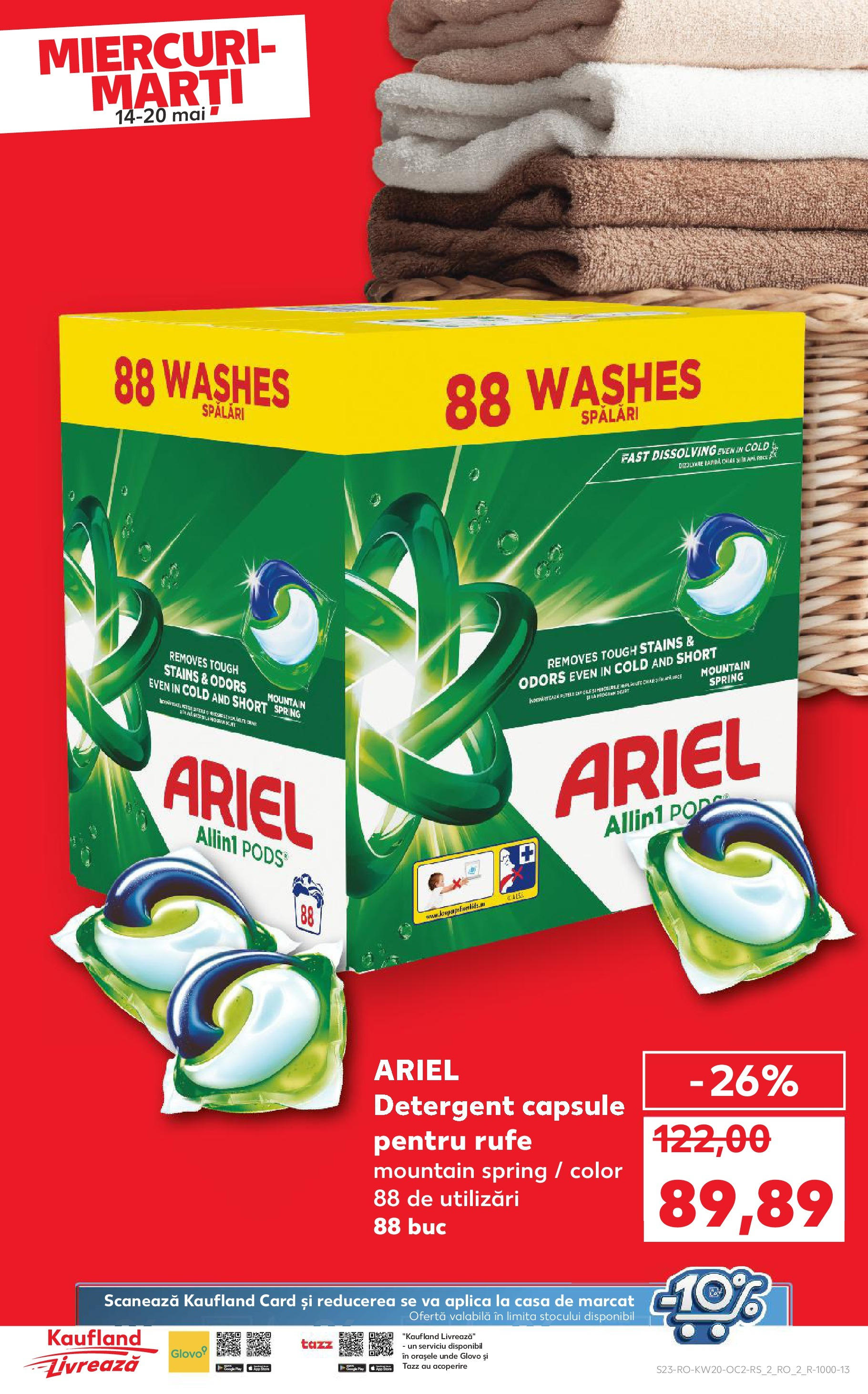 Catalog Kaufland 14 - 20 Mai 2025 | Pagina 23 | Produse: Detergent, Apă