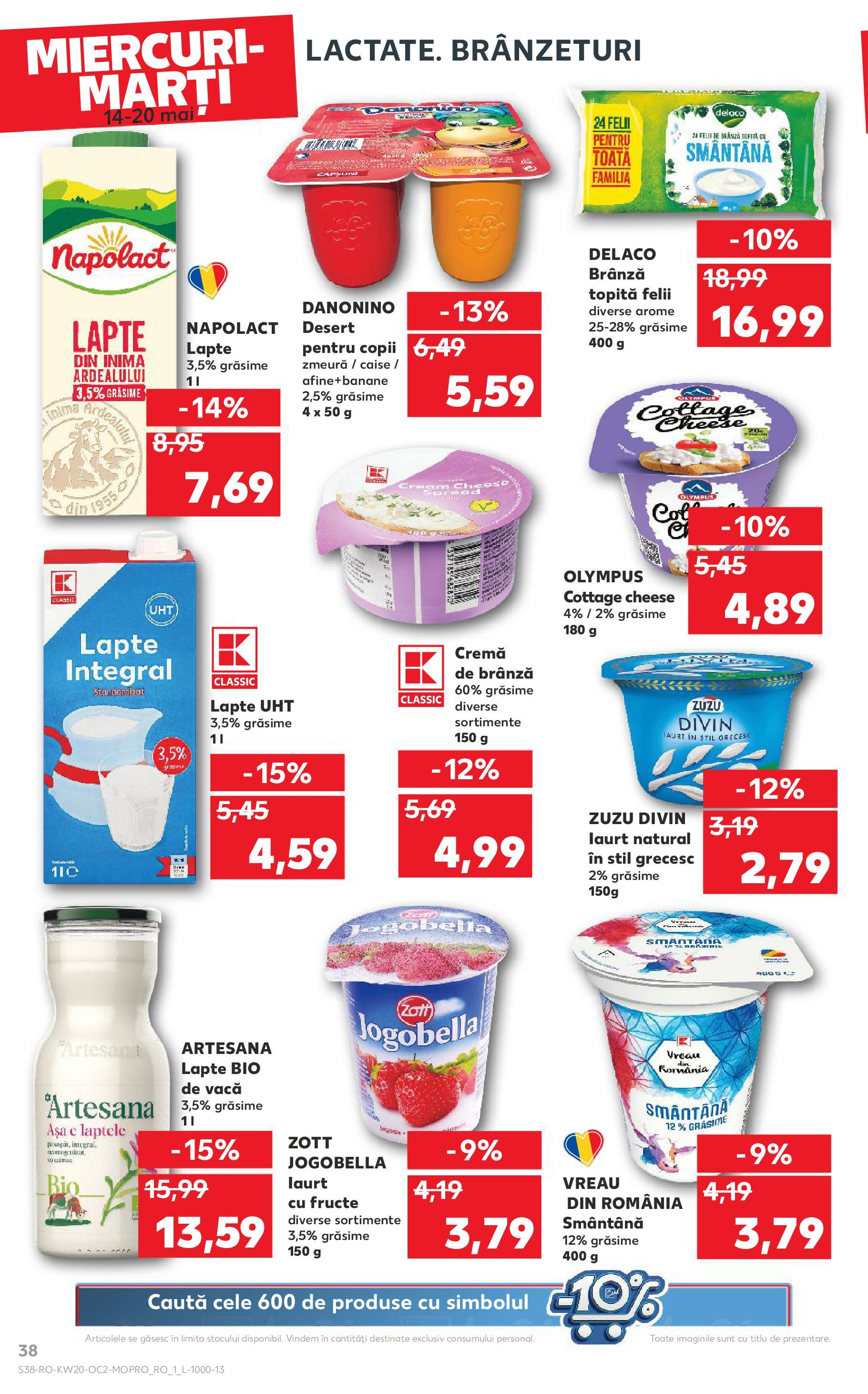 Catalog Kaufland 14 - 20 Mai 2025 | Pagina 38 | Produse: Light Kedi Konservesi, Lapte, Smântână, Ahtapot