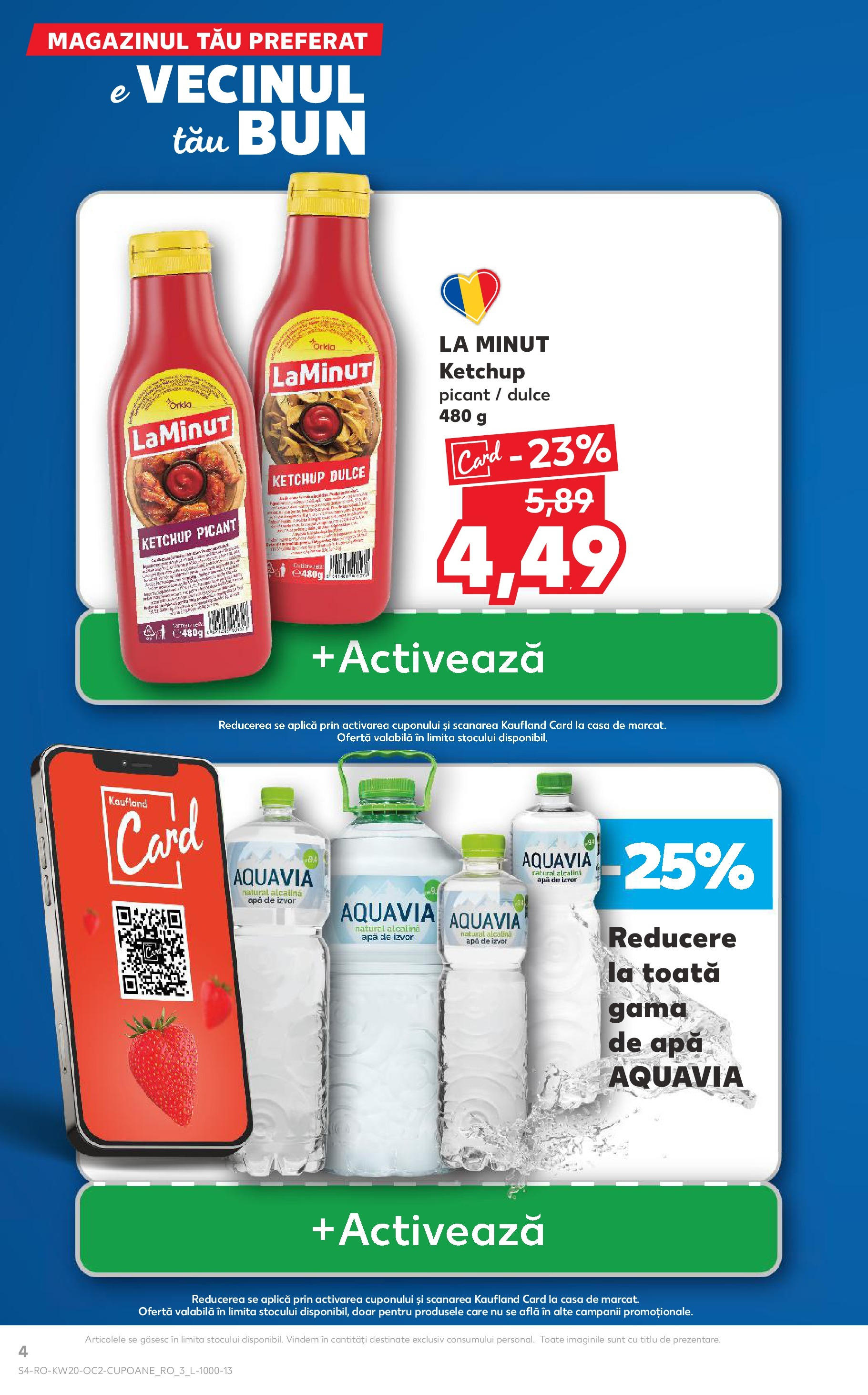 Catalog Kaufland 14 - 20 Mai 2025 | Pagina 4 | Produse: Ketchup, Apă