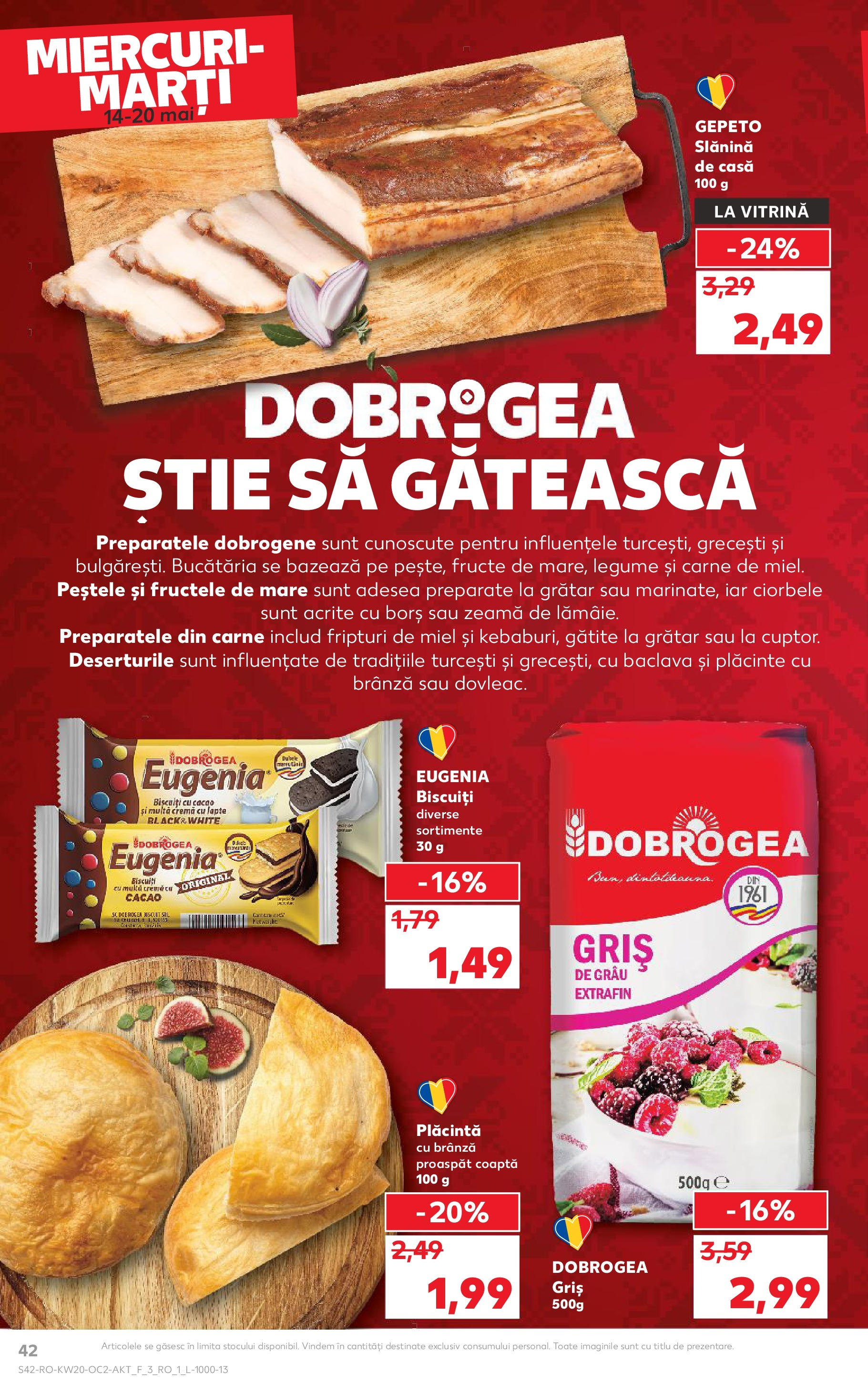Catalog Kaufland 14 - 20 Mai 2025 | Pagina 42 | Produse: Vitrină, Borș, Cremă, Legume