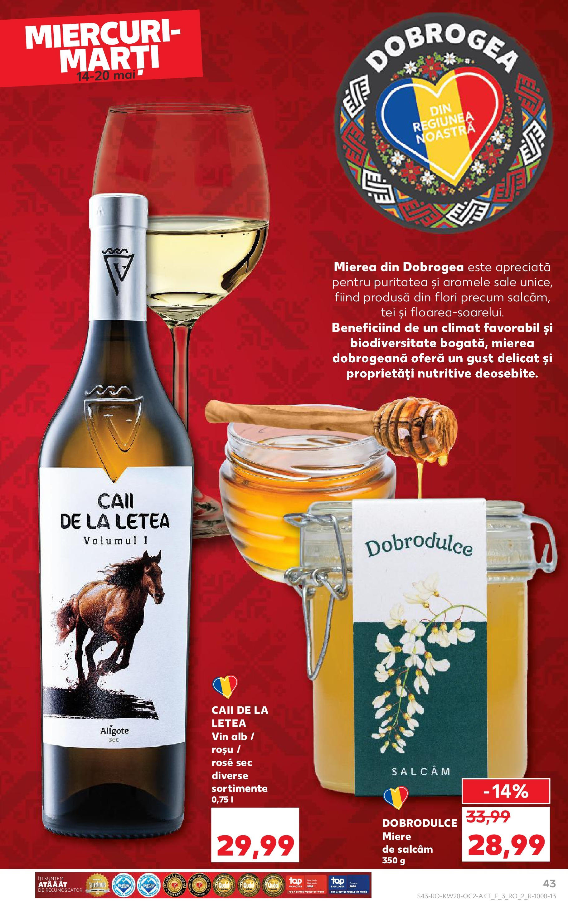 Catalog Kaufland 14 - 20 Mai 2025 | Pagina 43 | Produse: Vin