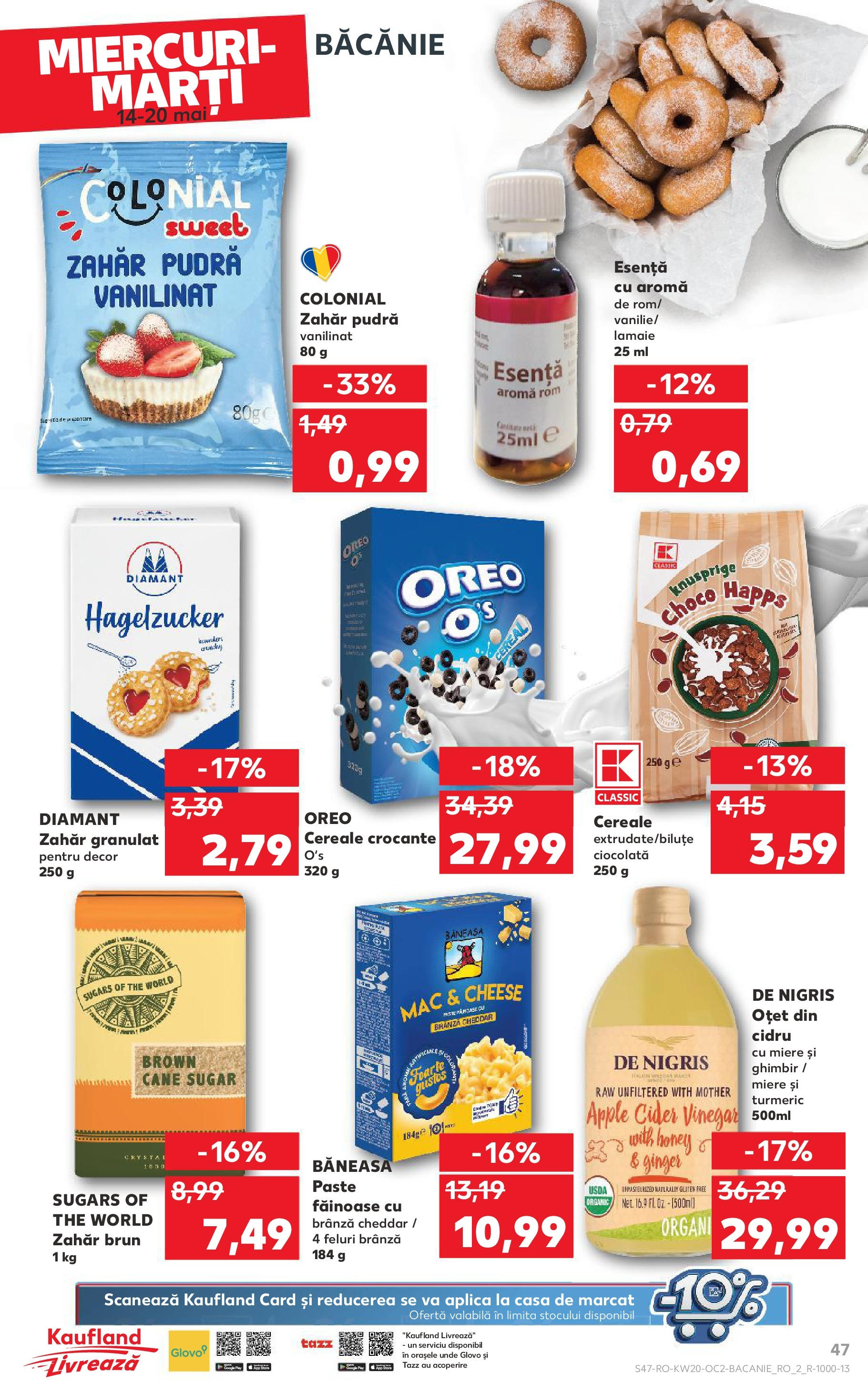 Catalog Kaufland 14 - 20 Mai 2025 | Pagina 47 | Produse: Brânză, Oțet, Rom, Lămâie