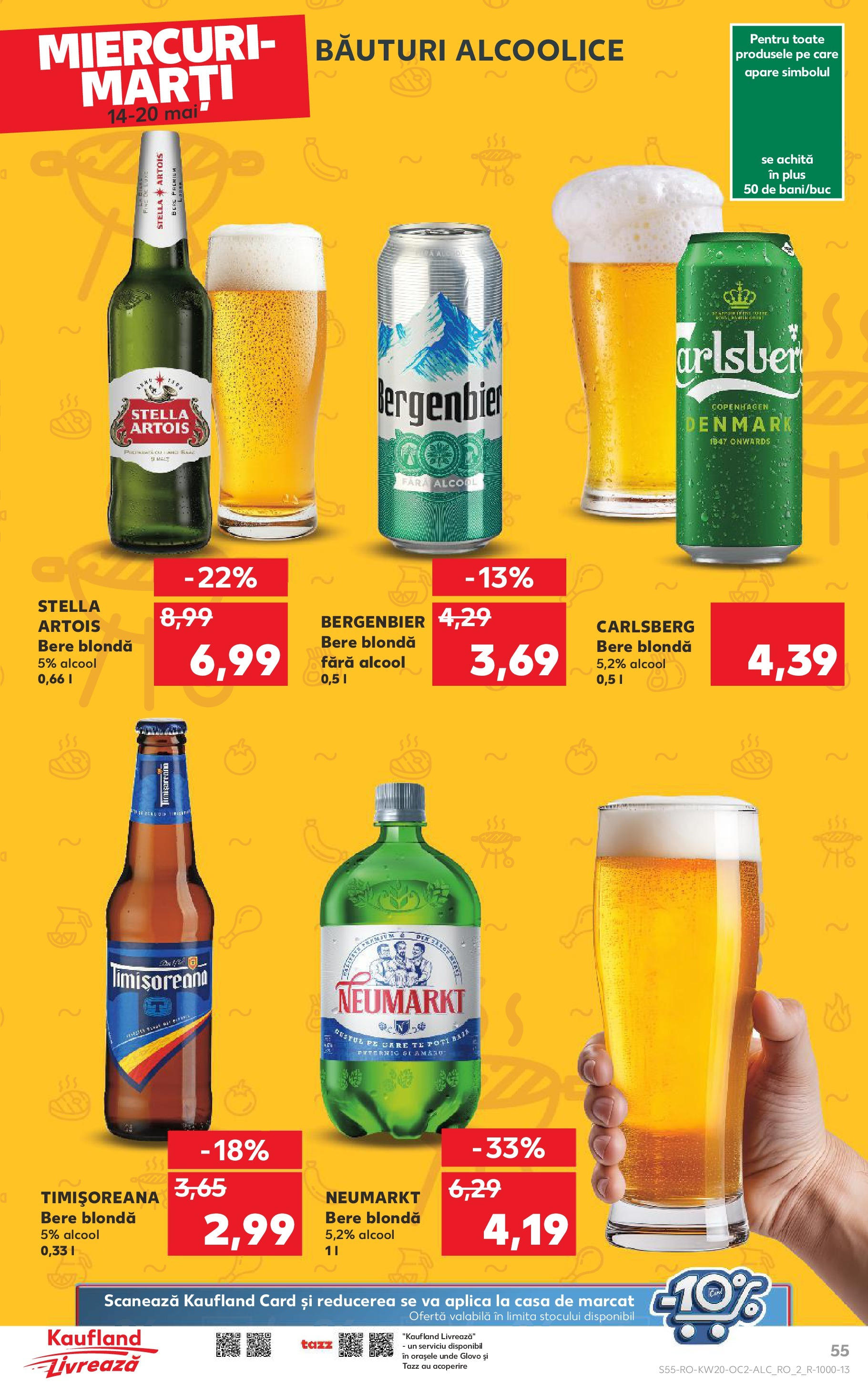 Catalog Kaufland 14 - 20 Mai 2025 | Pagina 55 | Produse: Bere, Plastik Kulübe
