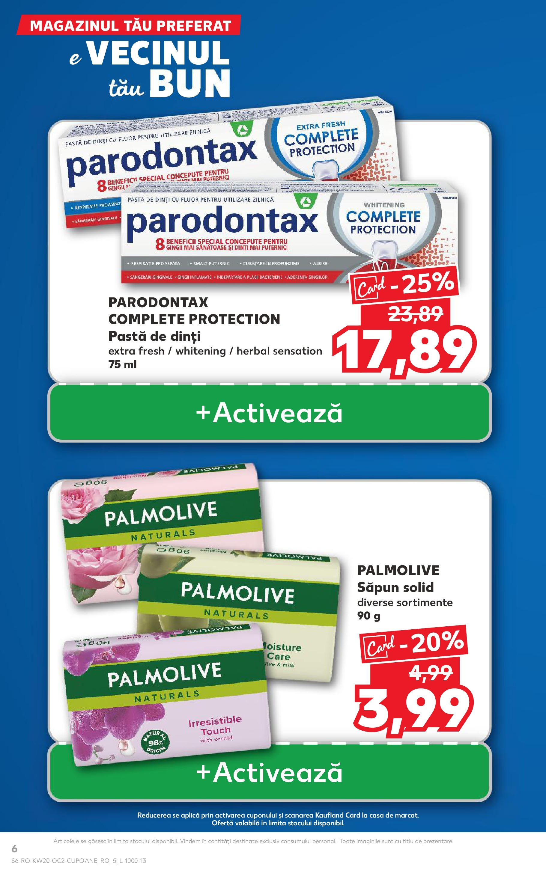 Catalog Kaufland 14 - 20 Mai 2025 | Pagina 6 | Produse: Săpun solid, Săpun, Pastă de dinți