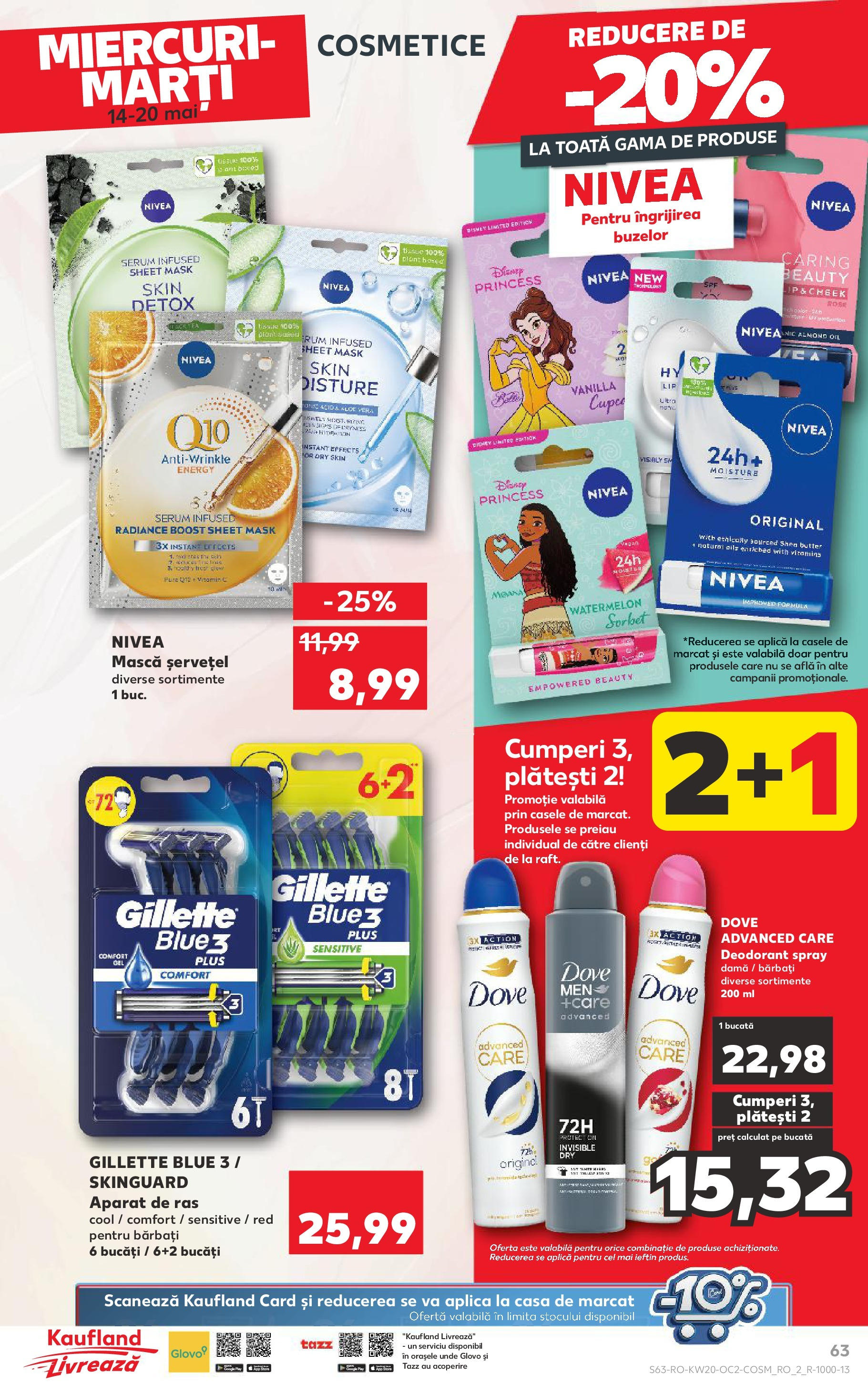Catalog Kaufland 14 - 20 Mai 2025 | Pagina 63 | Produse: Serum, Aparat De Ras, Aloe vera, Deodorant