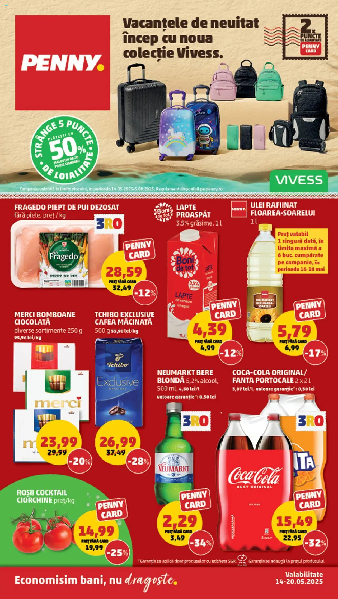Catalog PENNY Market 14 - 20 Mai 2025 | Pagina 1 | Produse: Pară, Ulei, Roșii, Bomboane