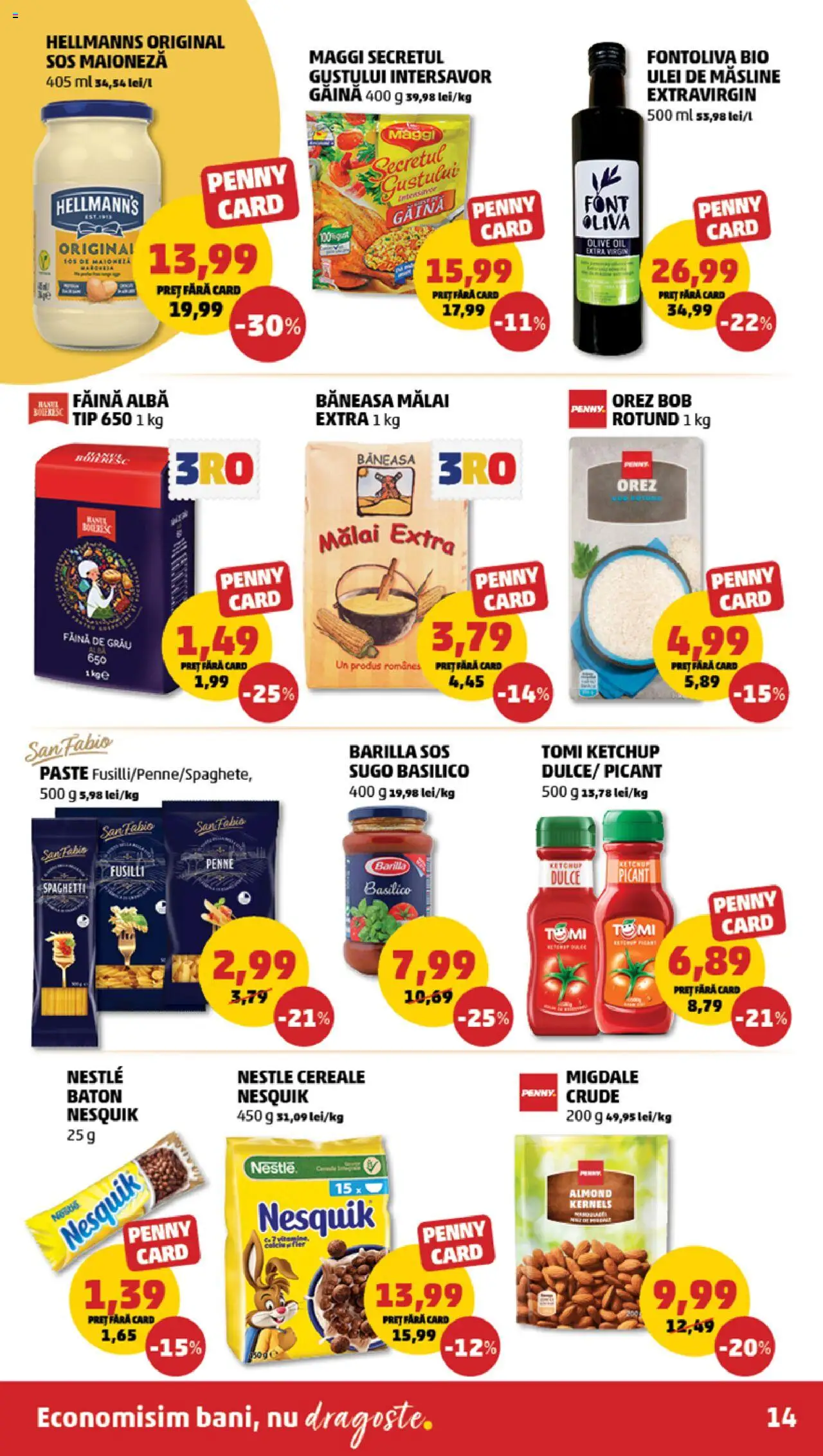 Catalog PENNY Market 14 - 20 Mai 2025 | Pagina 14 | Produse: Măsline, Cereale, Maioneză, Sos